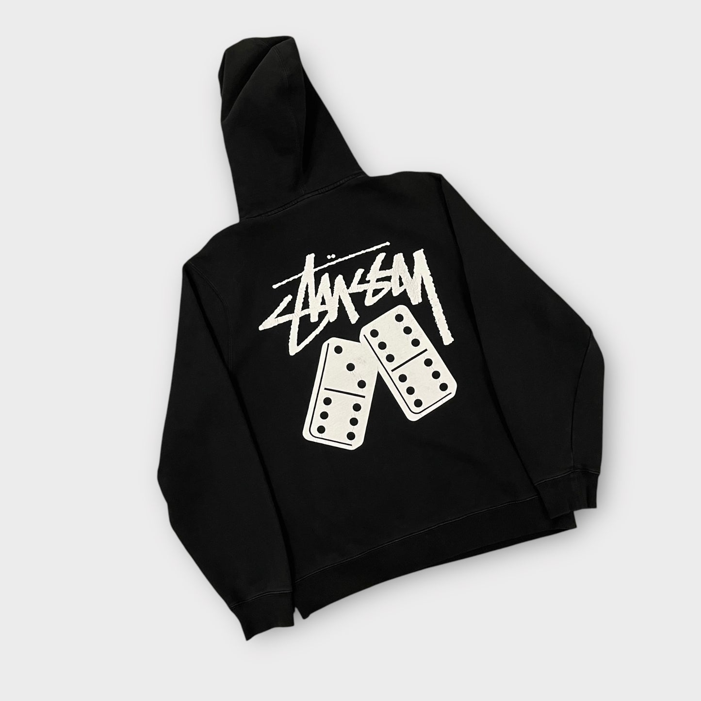Hoodie Stussy noir Domino - L