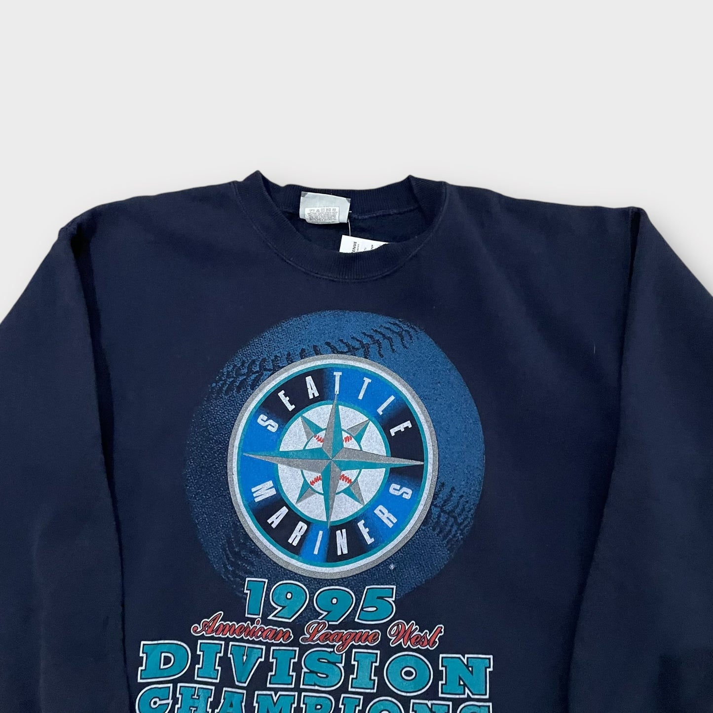 Rare sweat Lee vintage Seattle Mariners de 1995 Made in USA - L