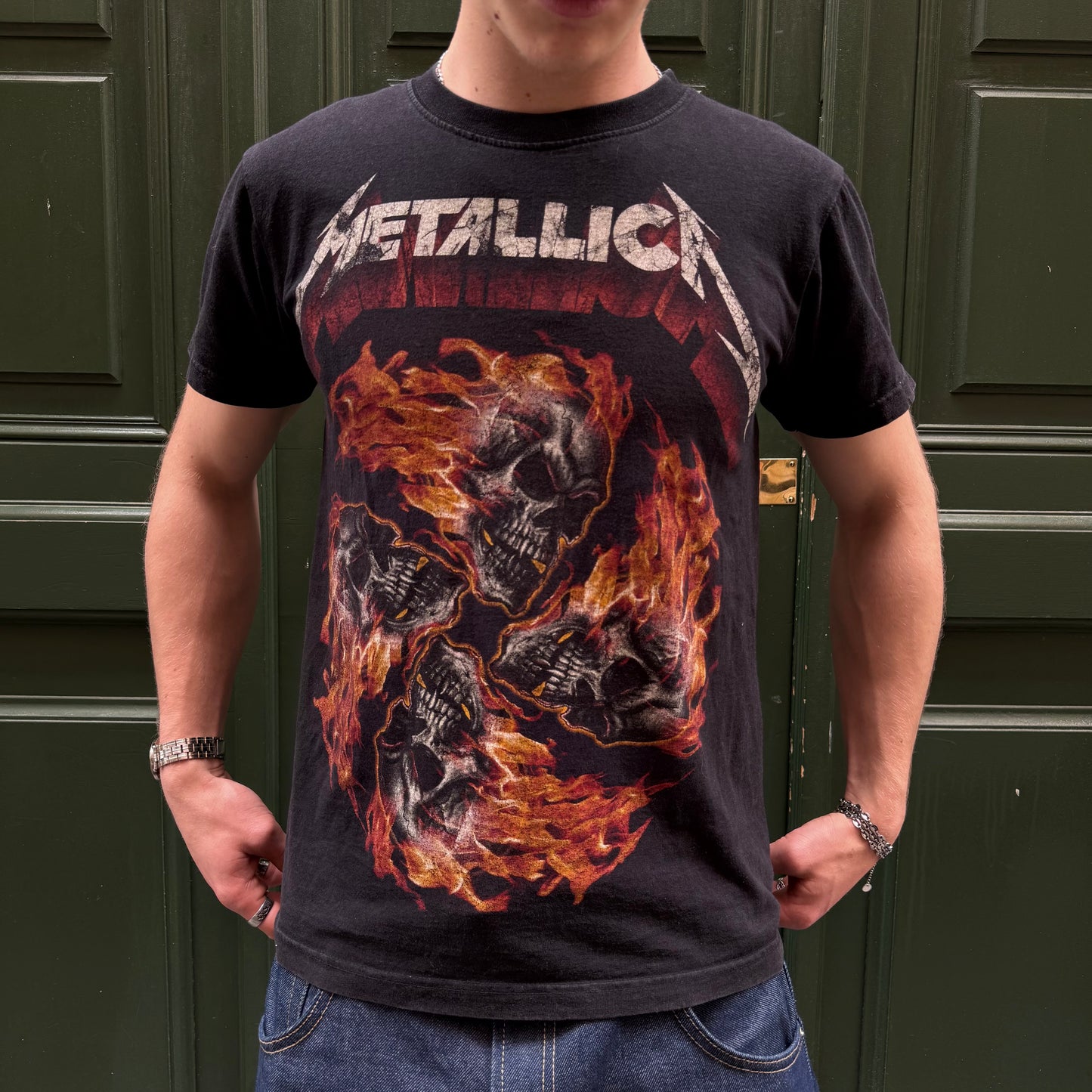 T-shirt vintage Solid Rock Mettalica