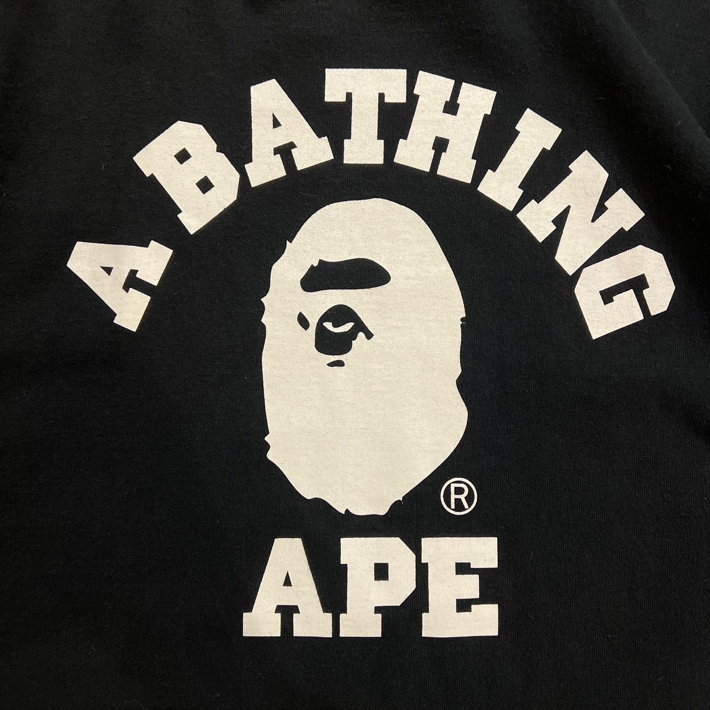 T-shirt Bape College Logo Noir - M