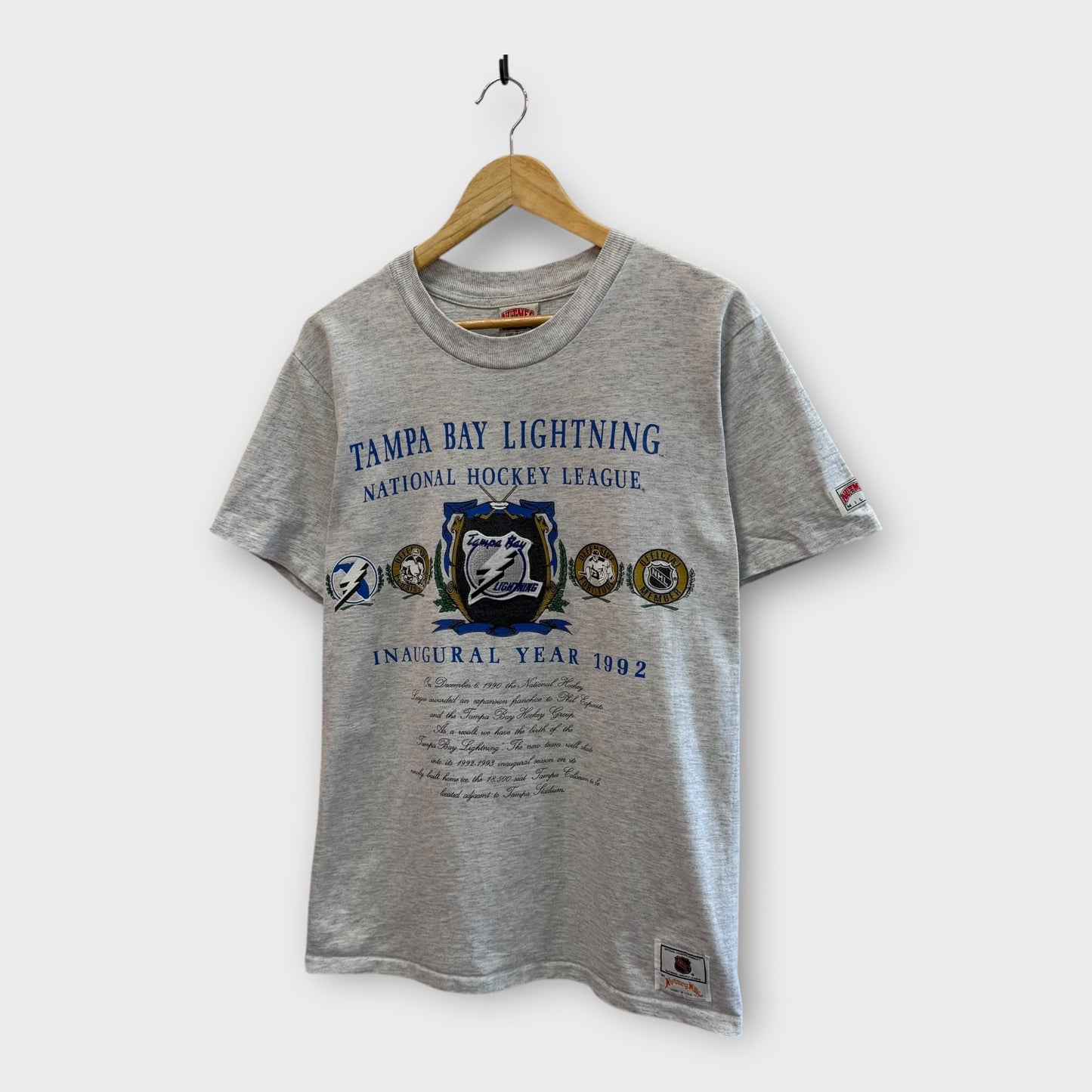 Graphic tee vintage NHL 90's gris - M