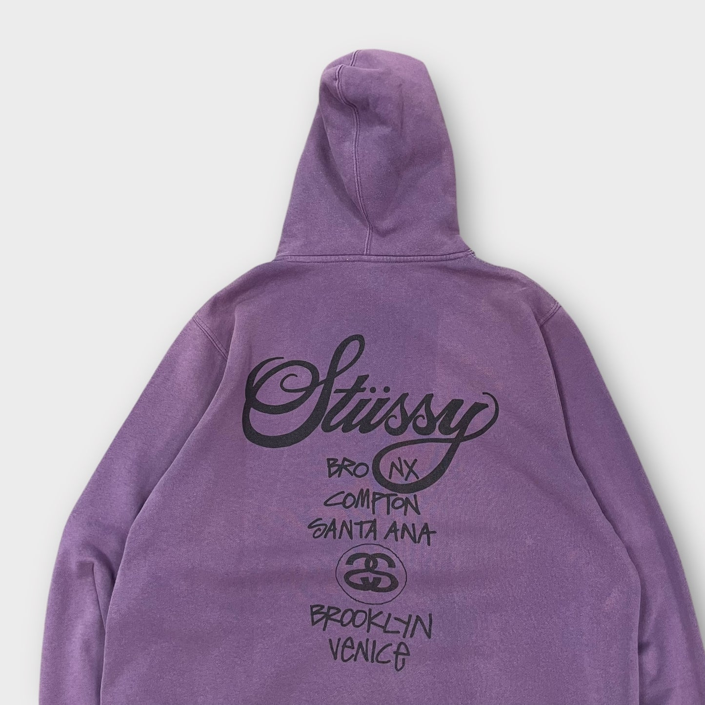 Hoodie Stussy Destination violet - L