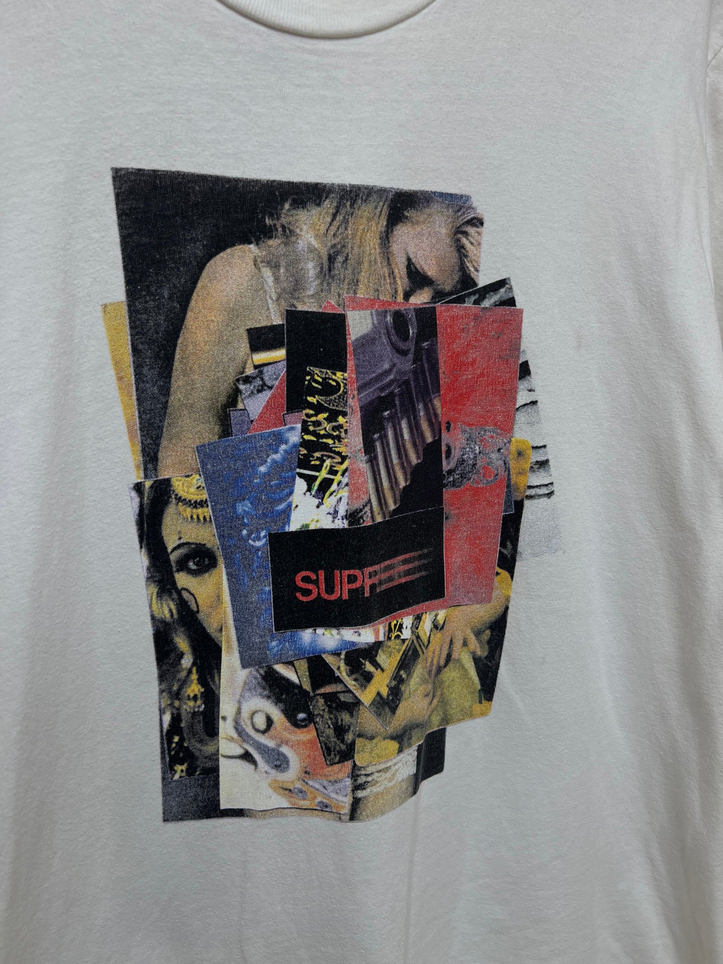 T-shirt Supreme Stack blanc de 2021 - L
