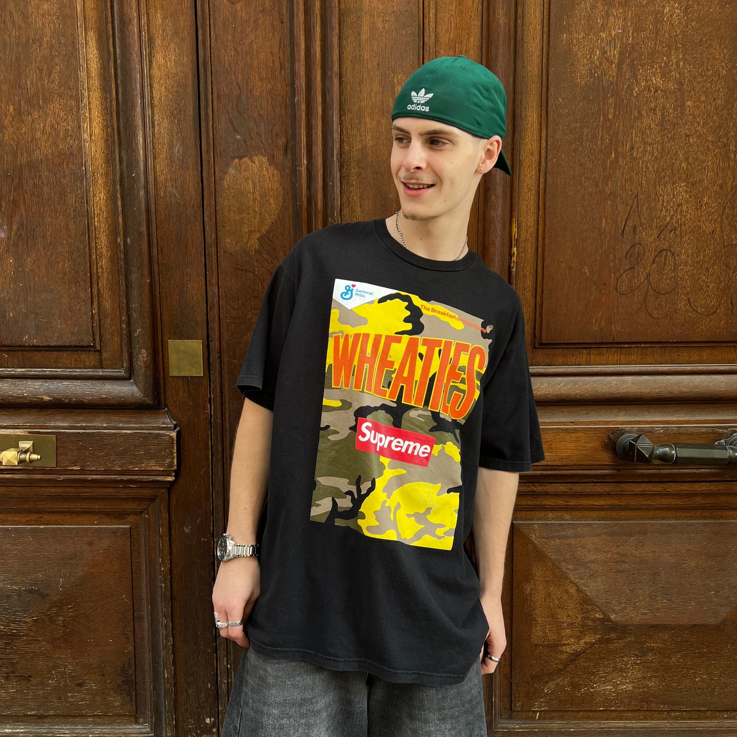 T-shirt Supreme Wheaties noir - XL
