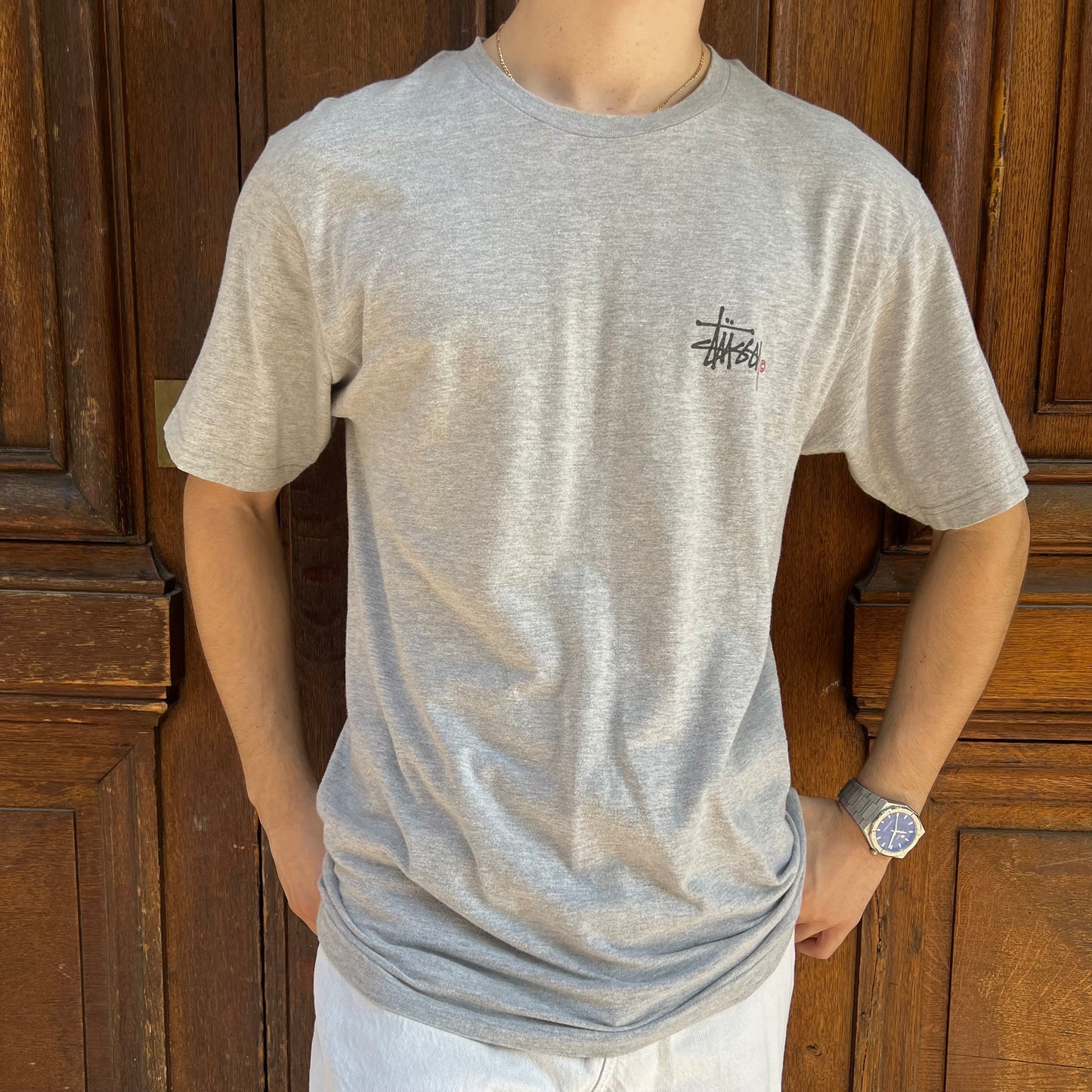 Basic tee Stussy gris - M