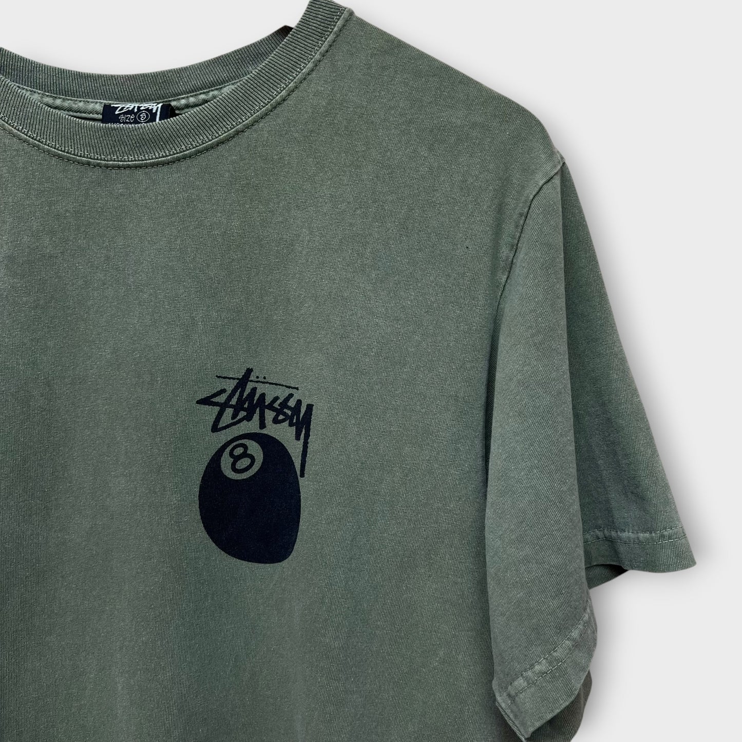 T-shirt Stussy 8Ball kaki - S