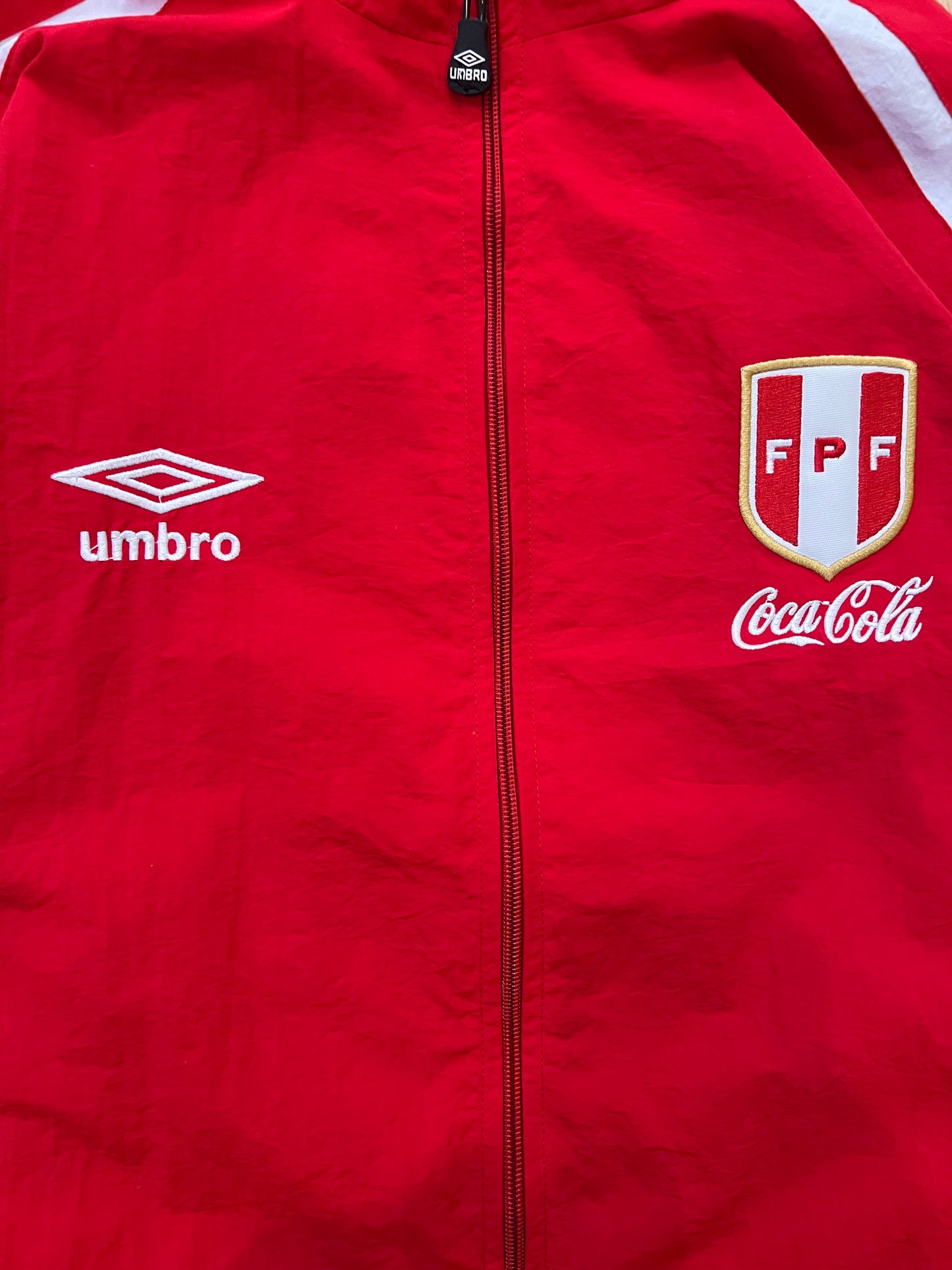 Veste Umbro X Fédération Football Peru Vintage Rouge - L