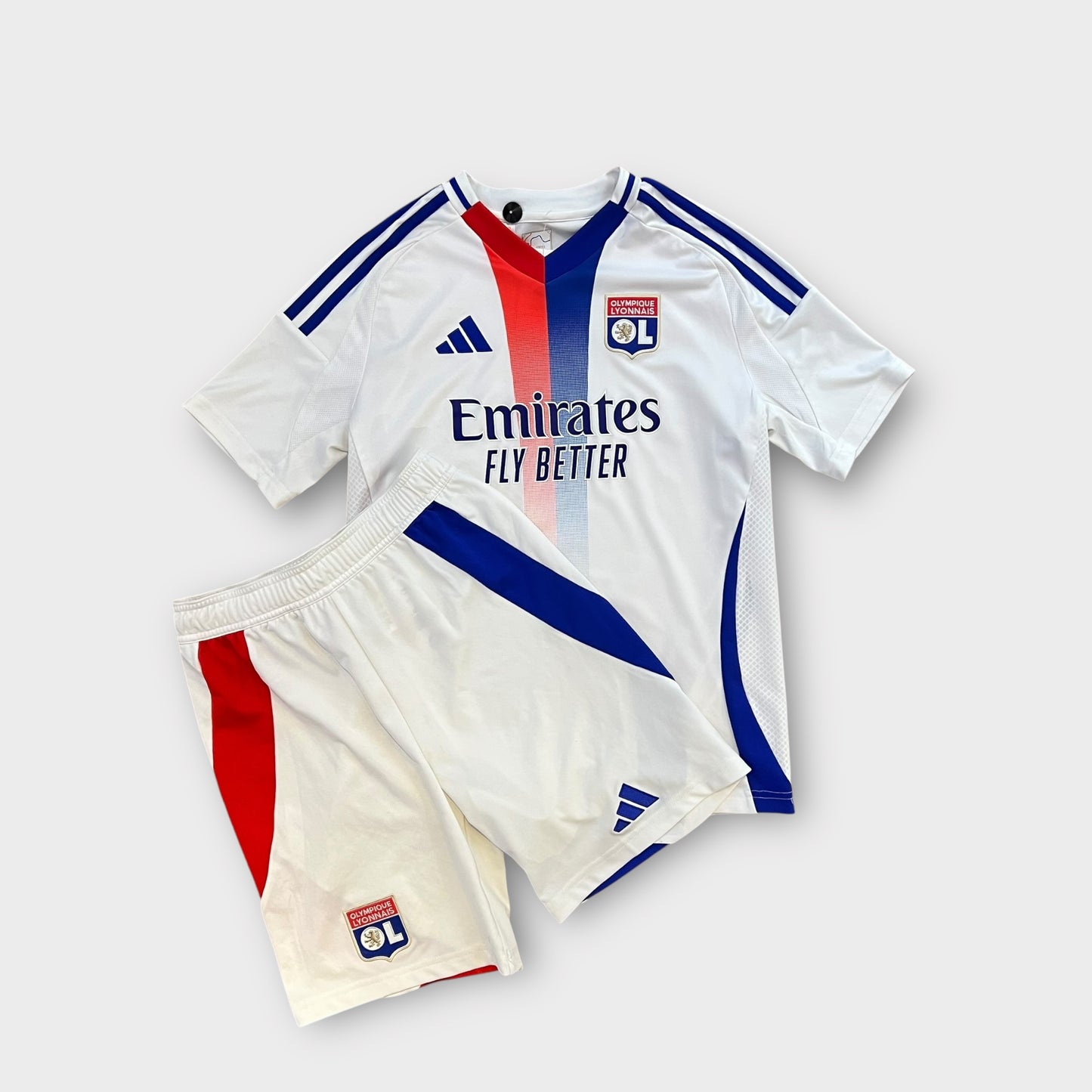 Maillot OL 2023/24 Blanc Et Short - XS/S
