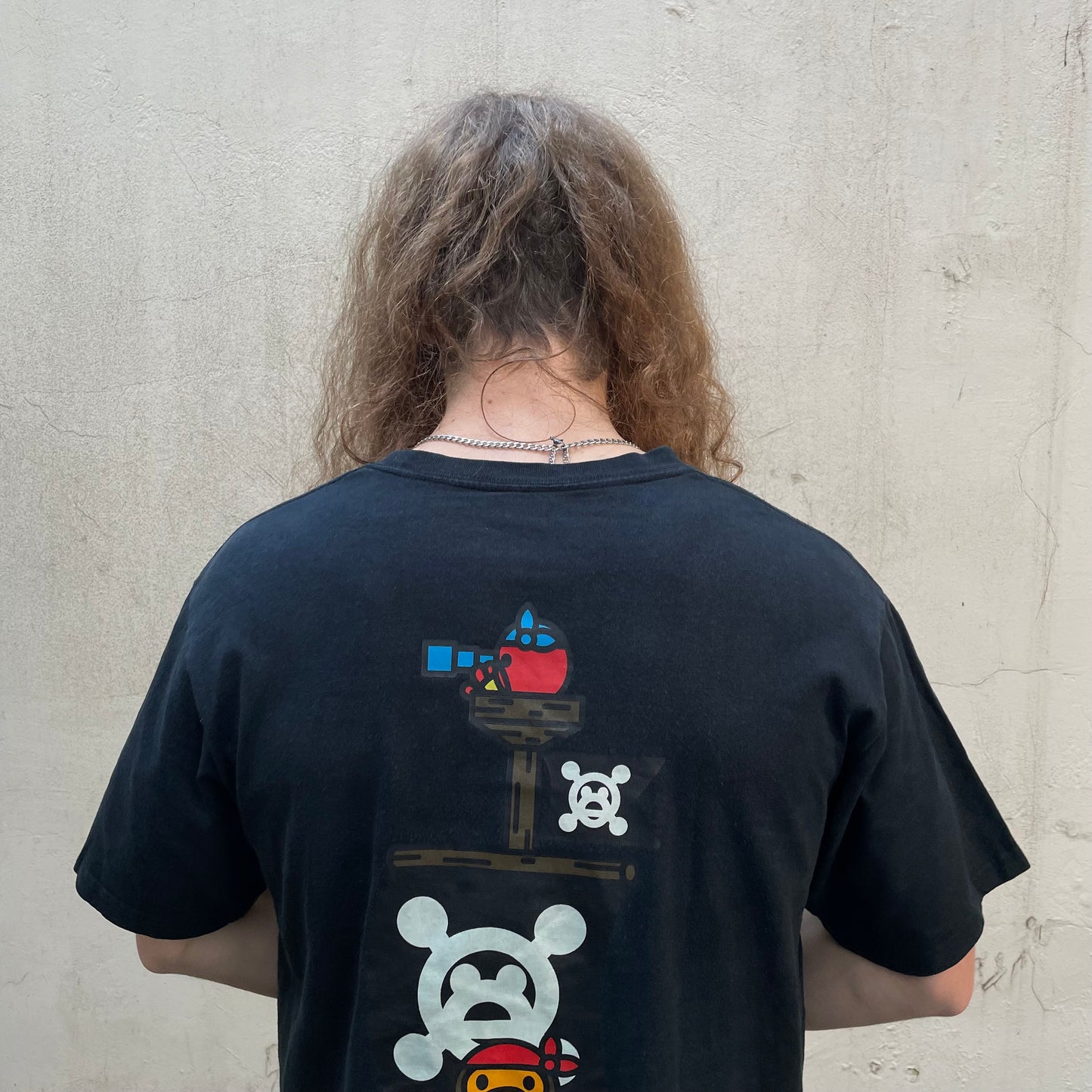T-shirt Bape noir Pirate Store - S