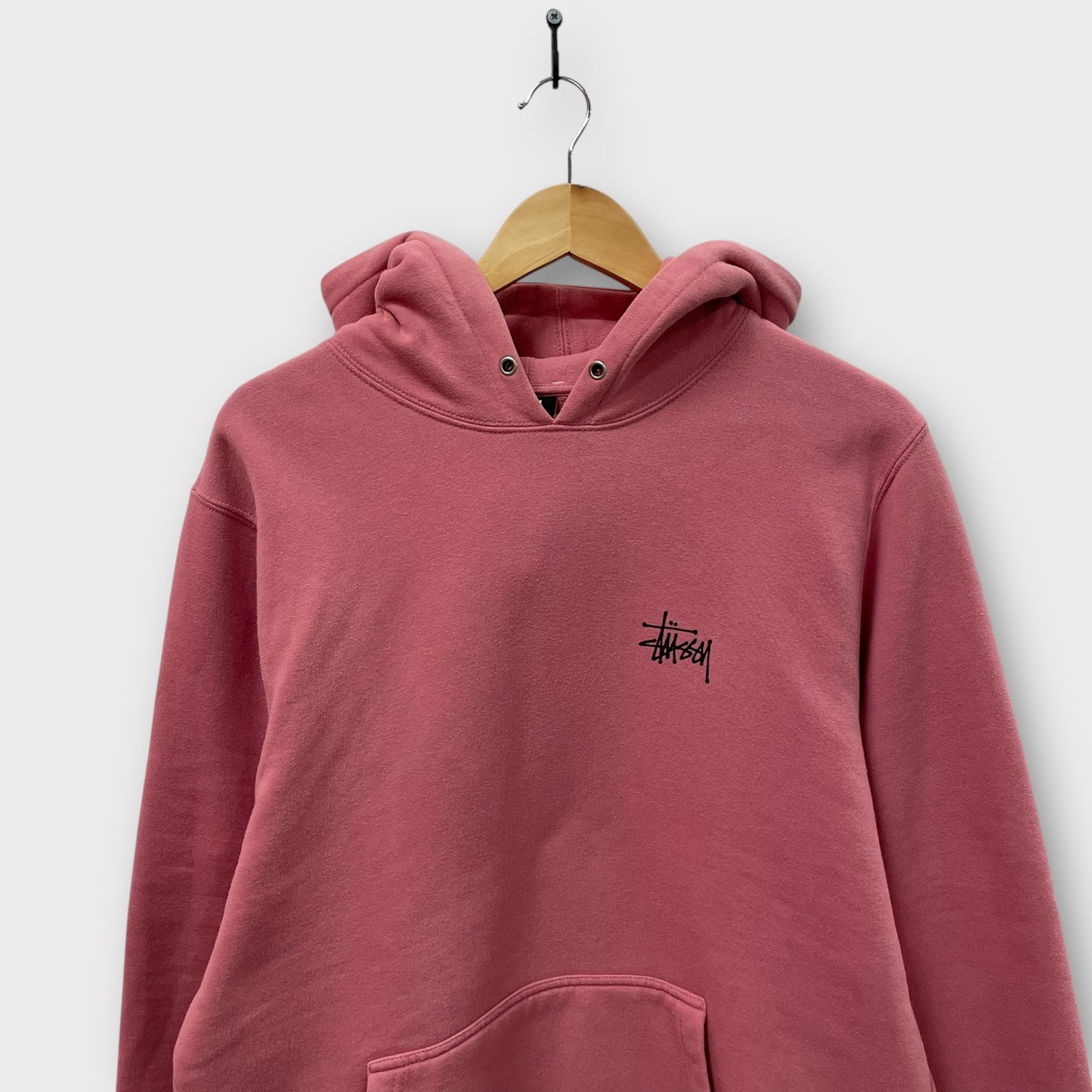 Hoodie Stussy rose classic logo - L