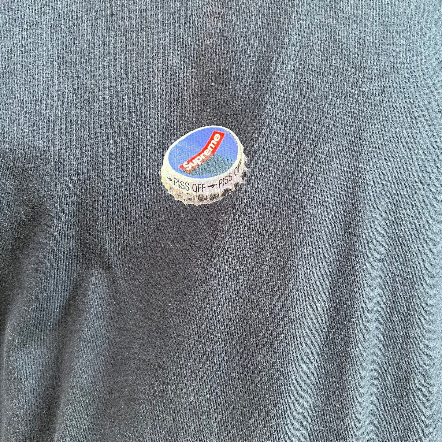 T-shirt Supreme Bottle Cap tee noir - M