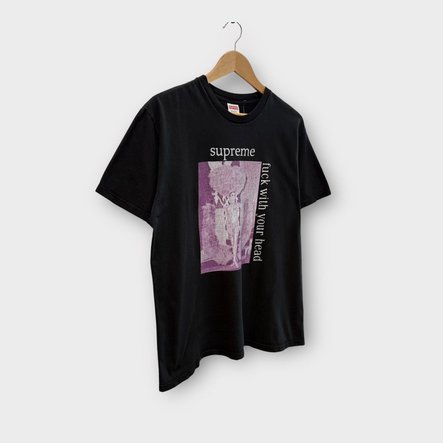 Supreme tee noir "F*ck with your head" - M