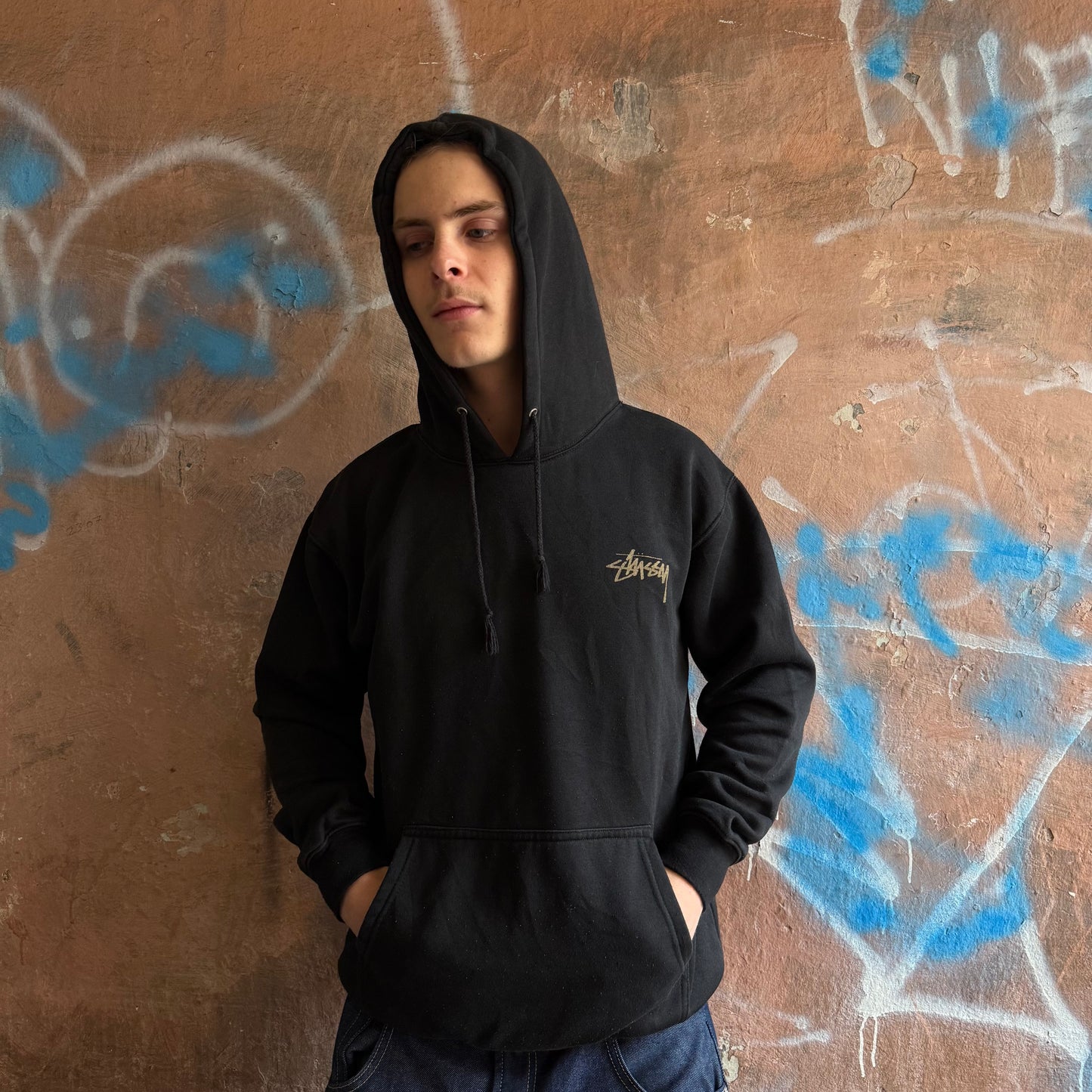 Hoodie stussy noir - M