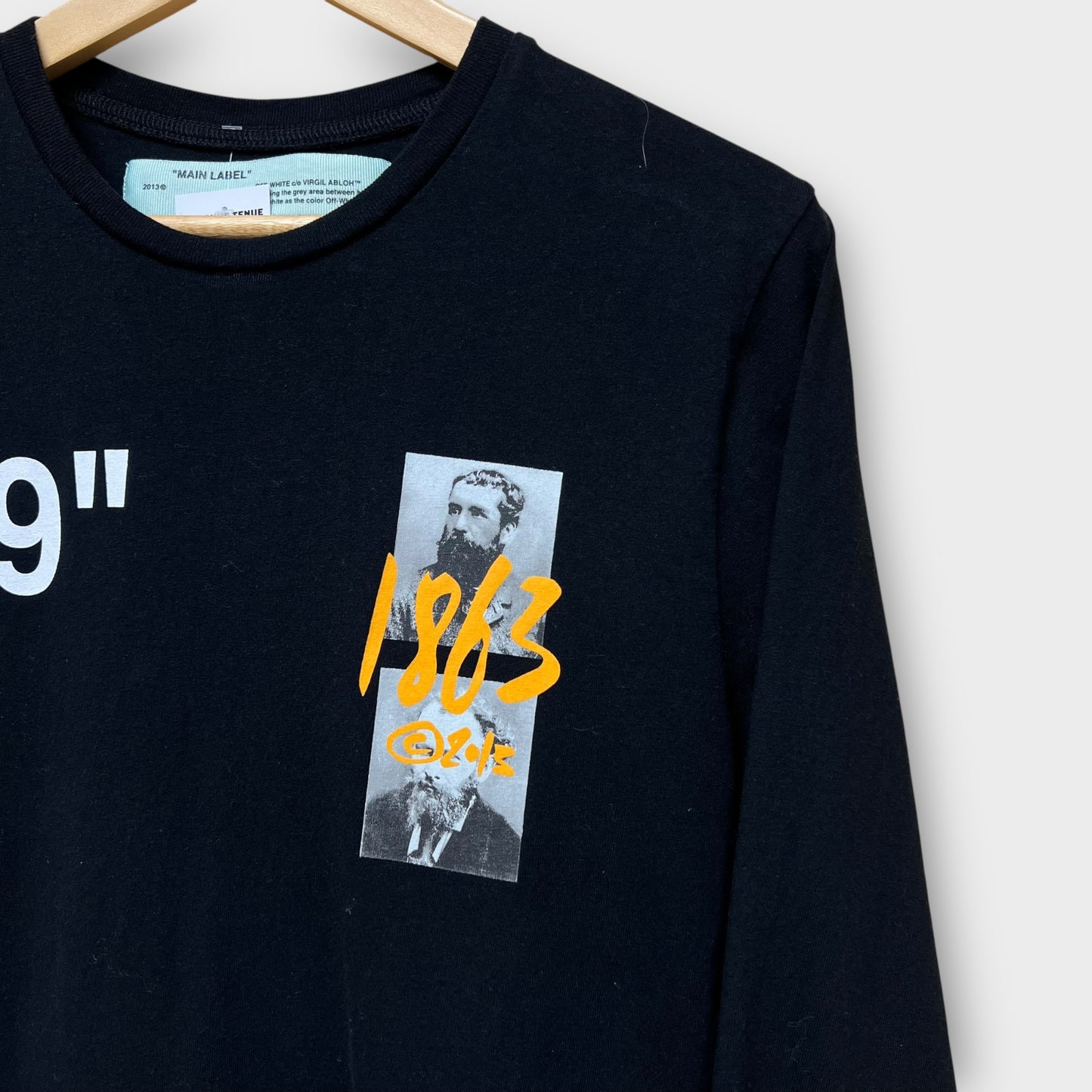 Longsleeve Off White noir - S