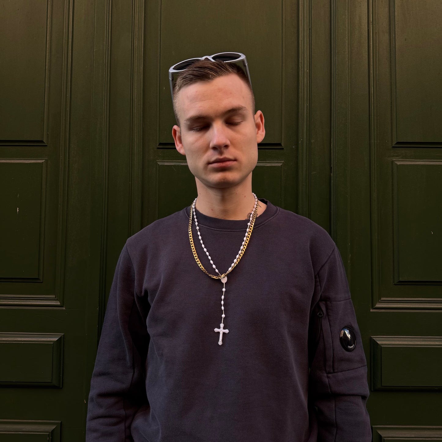 Sweat CP Company navy - S
