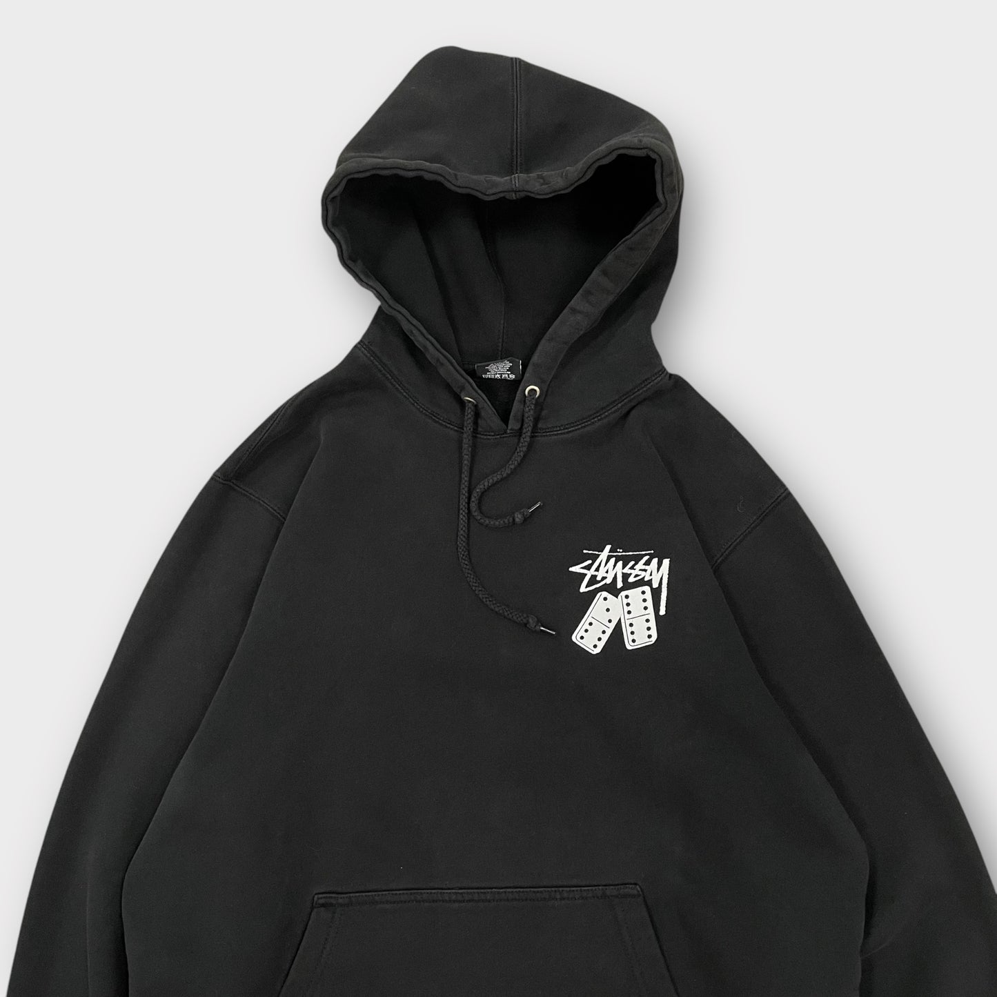 Hoodie Stussy noir Domino - L