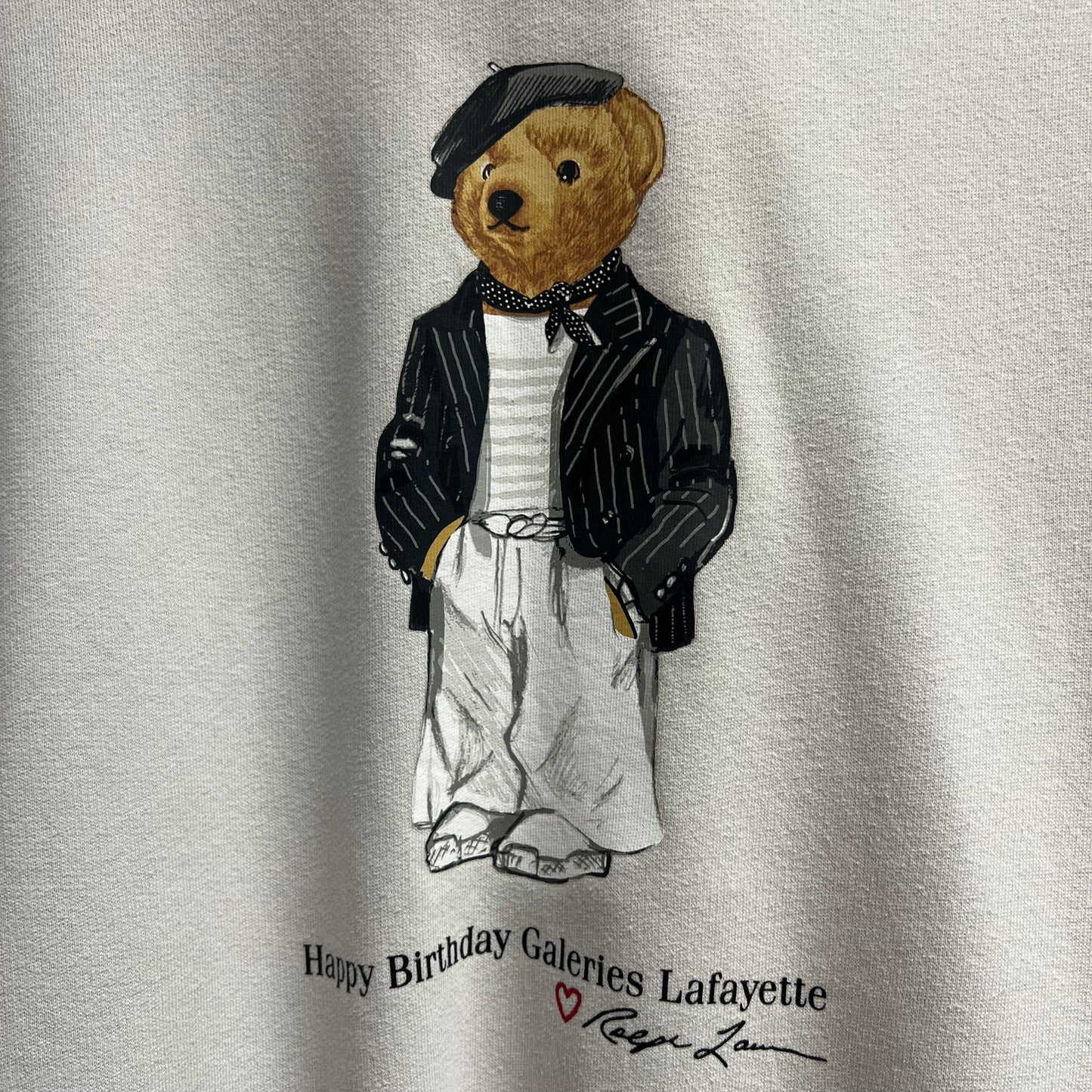 Hoodie Polo Bear Ralph Lauren Blanc - M