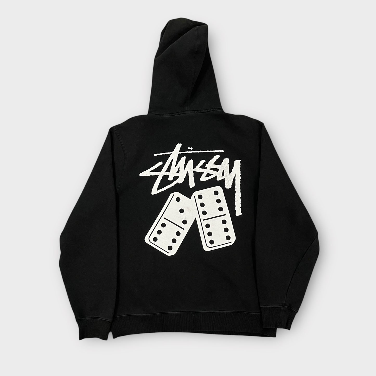 Hoodie Stussy noir Domino - L