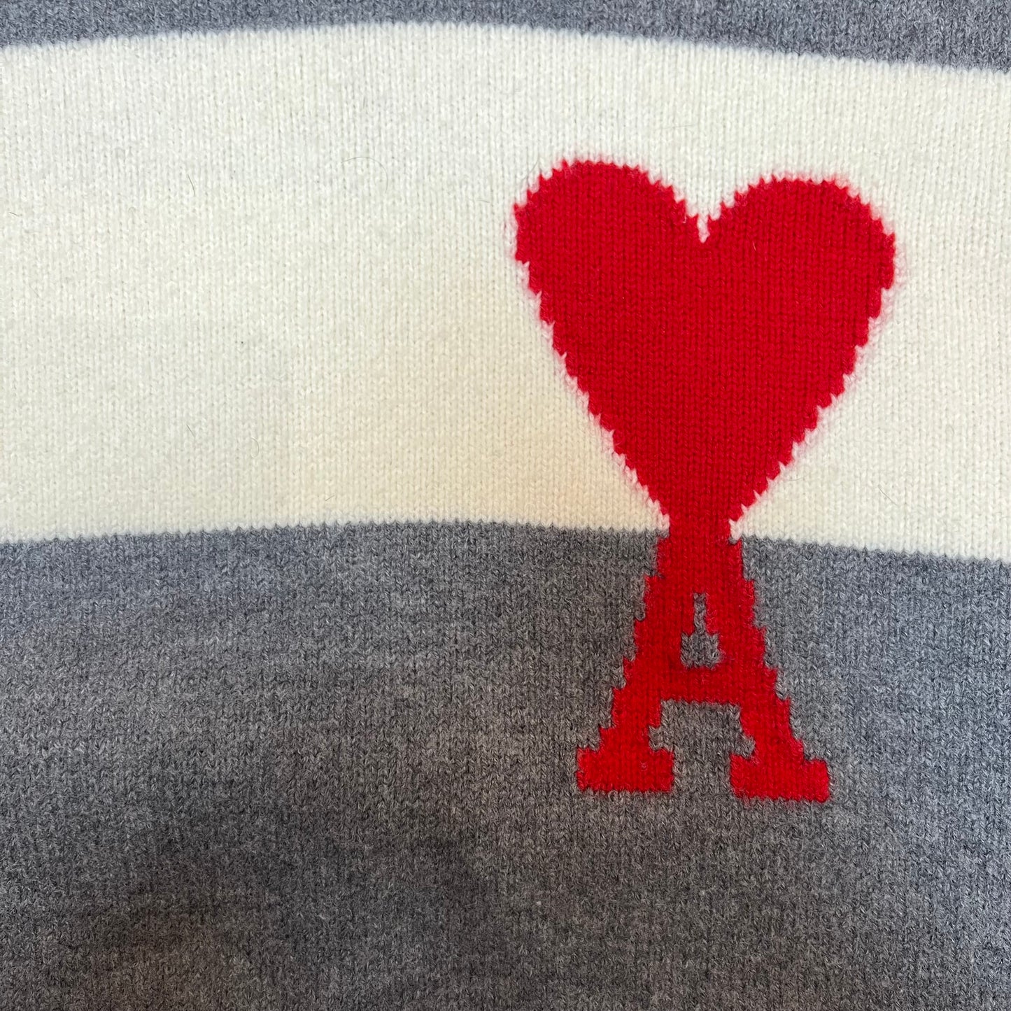 Pull Ami Blanc/Gris - M