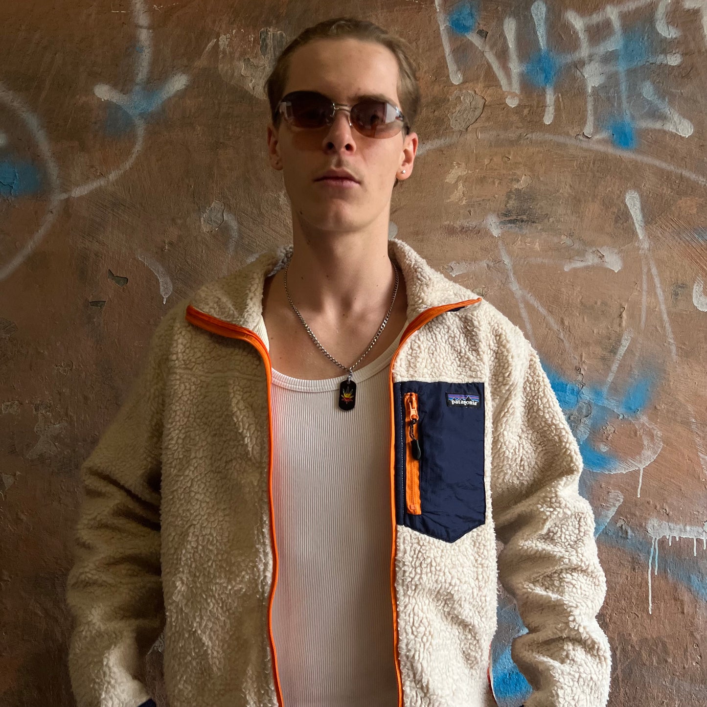 veste sherpa Patagonia beige - XL