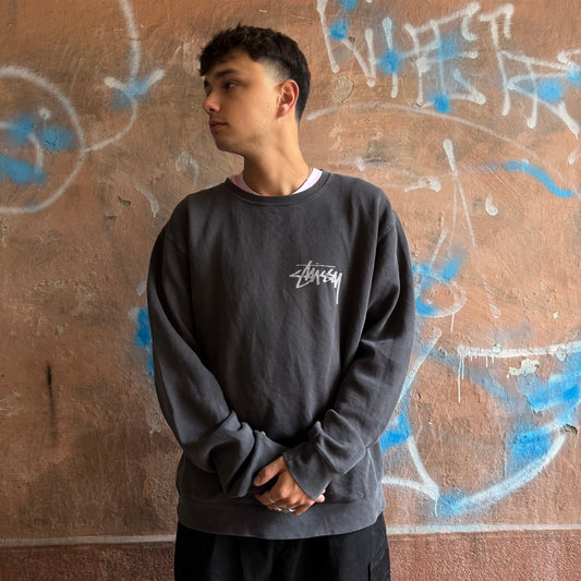 sweat stussy Gris - XXL