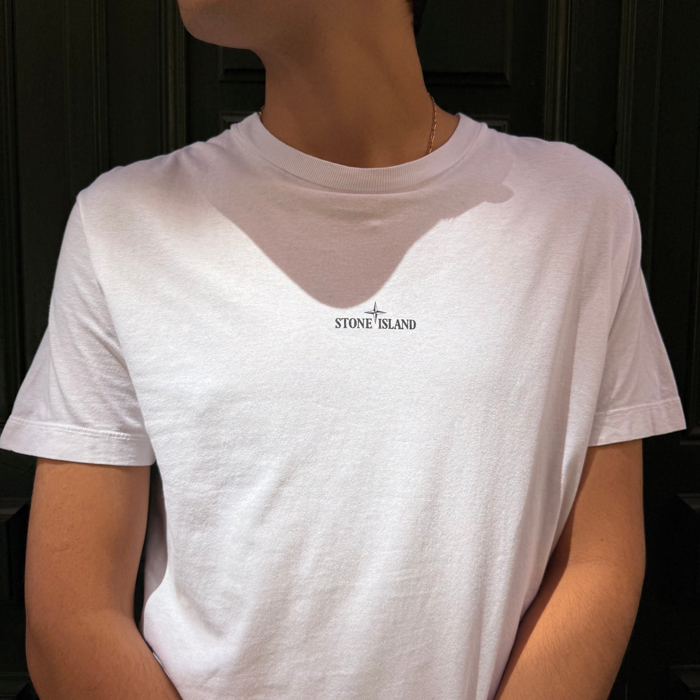 T-shirt Stone Island blanc - M