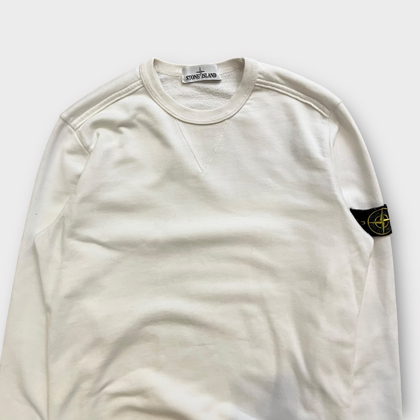 Sweat Stone Island Blanc - S