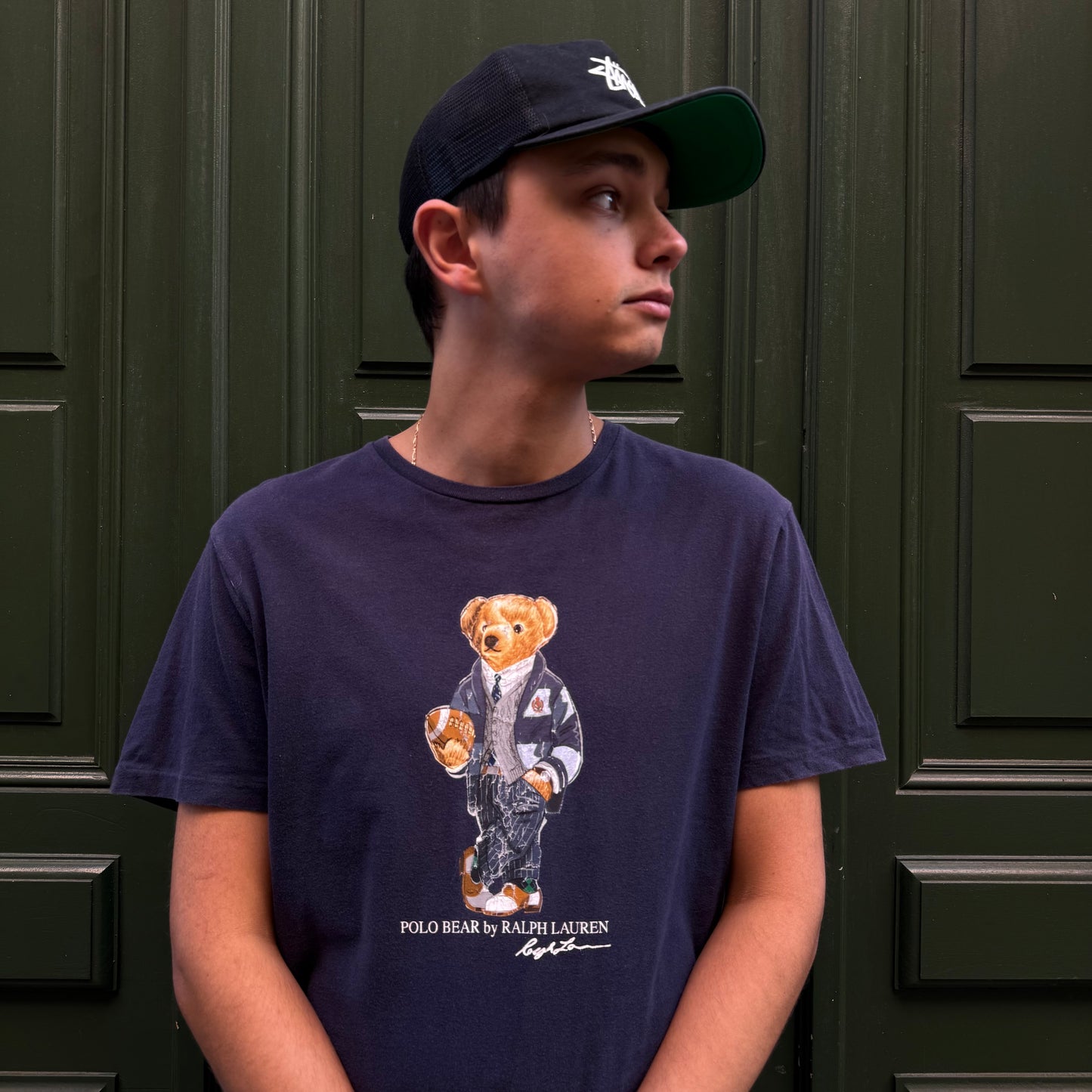 T-shirt Ralph Lauren bear navy - L