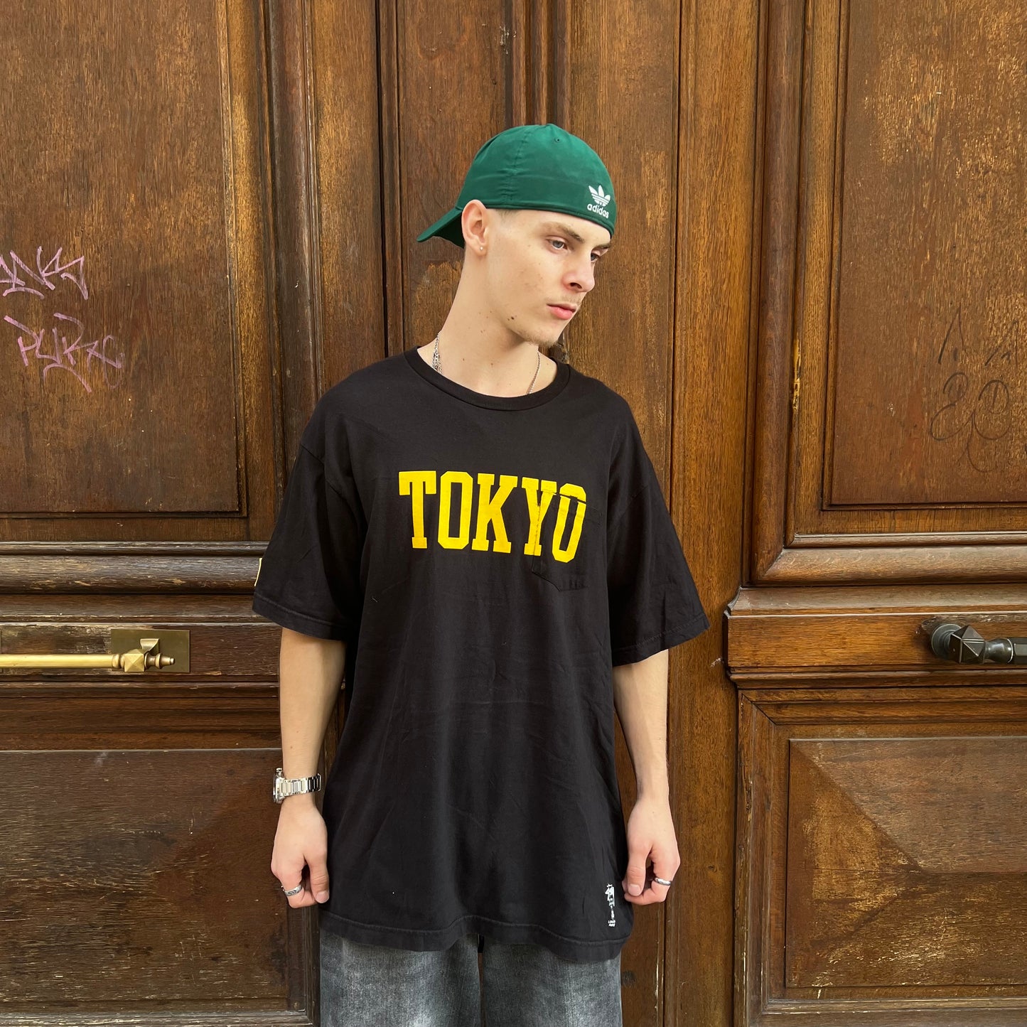 T-shirt Stussy Tokyo noir - XL
