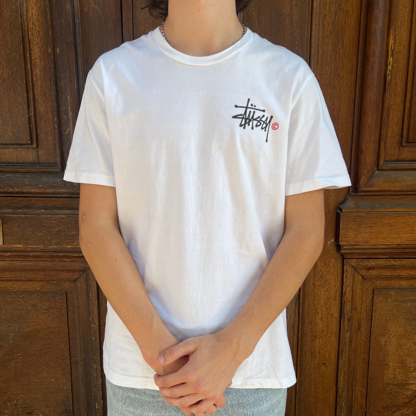 Basic tee Stussy blanc - M