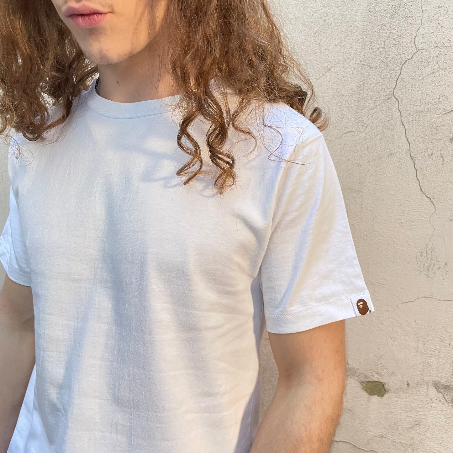 T-shirt Bape blanc World Gone Mad - S