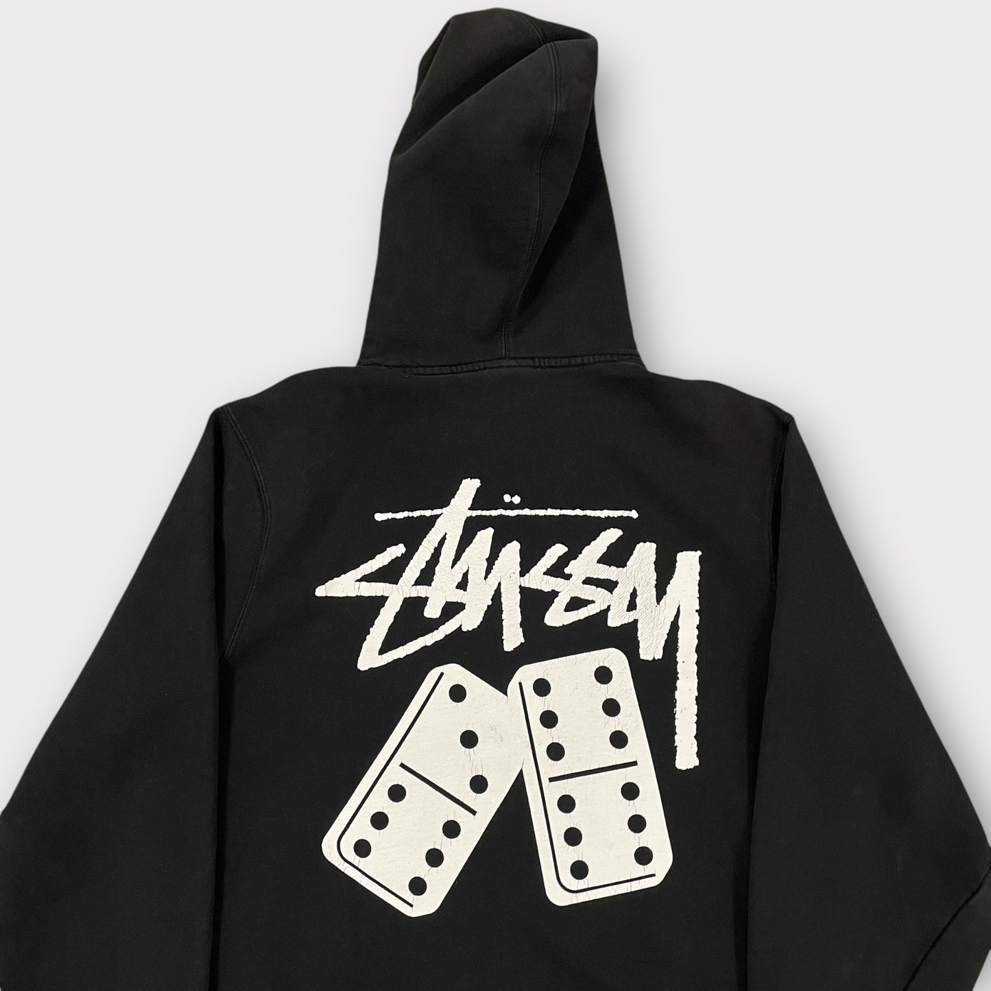 Hoodie Stussy noir Domino - L