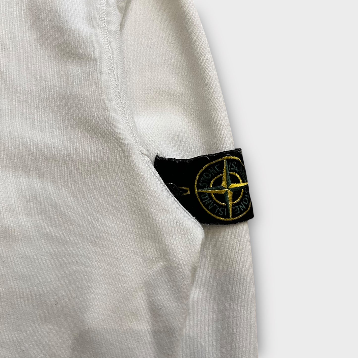 Sweat Stone Island Blanc - S