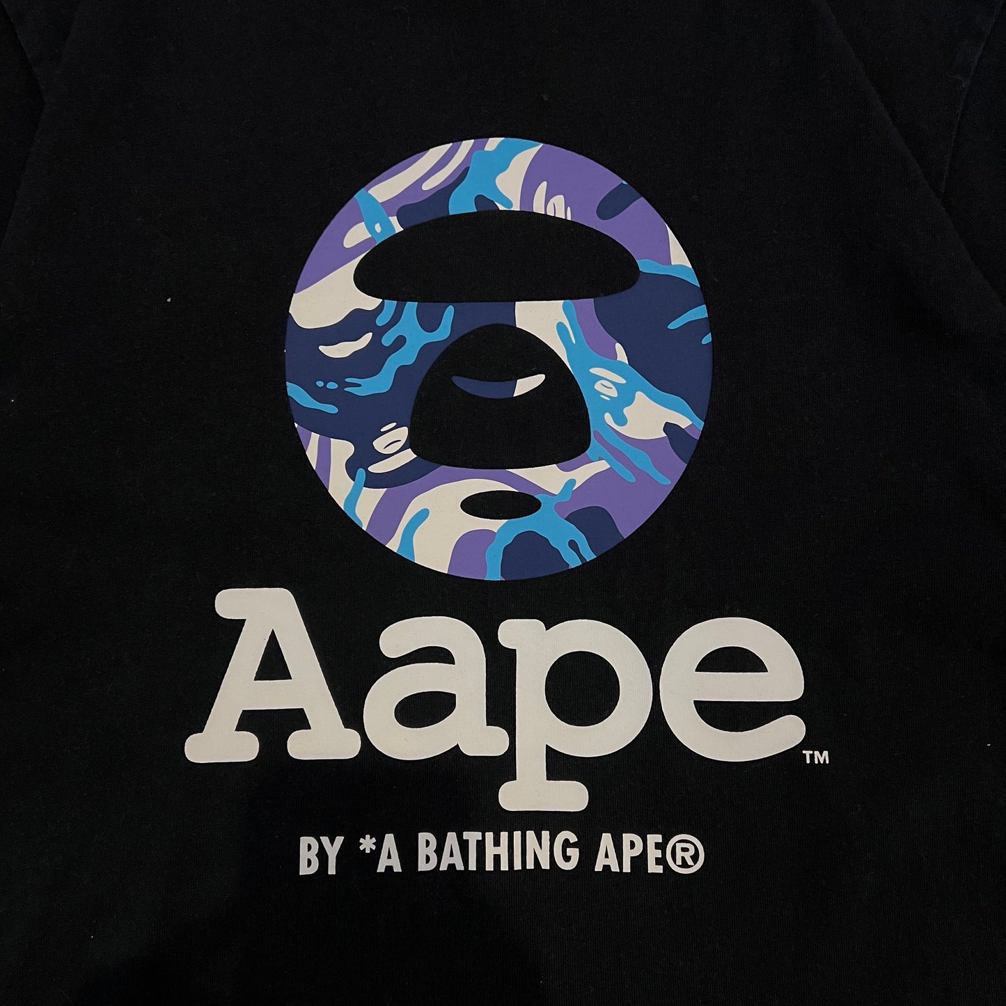 T-shirt Bape Aape Noir - M