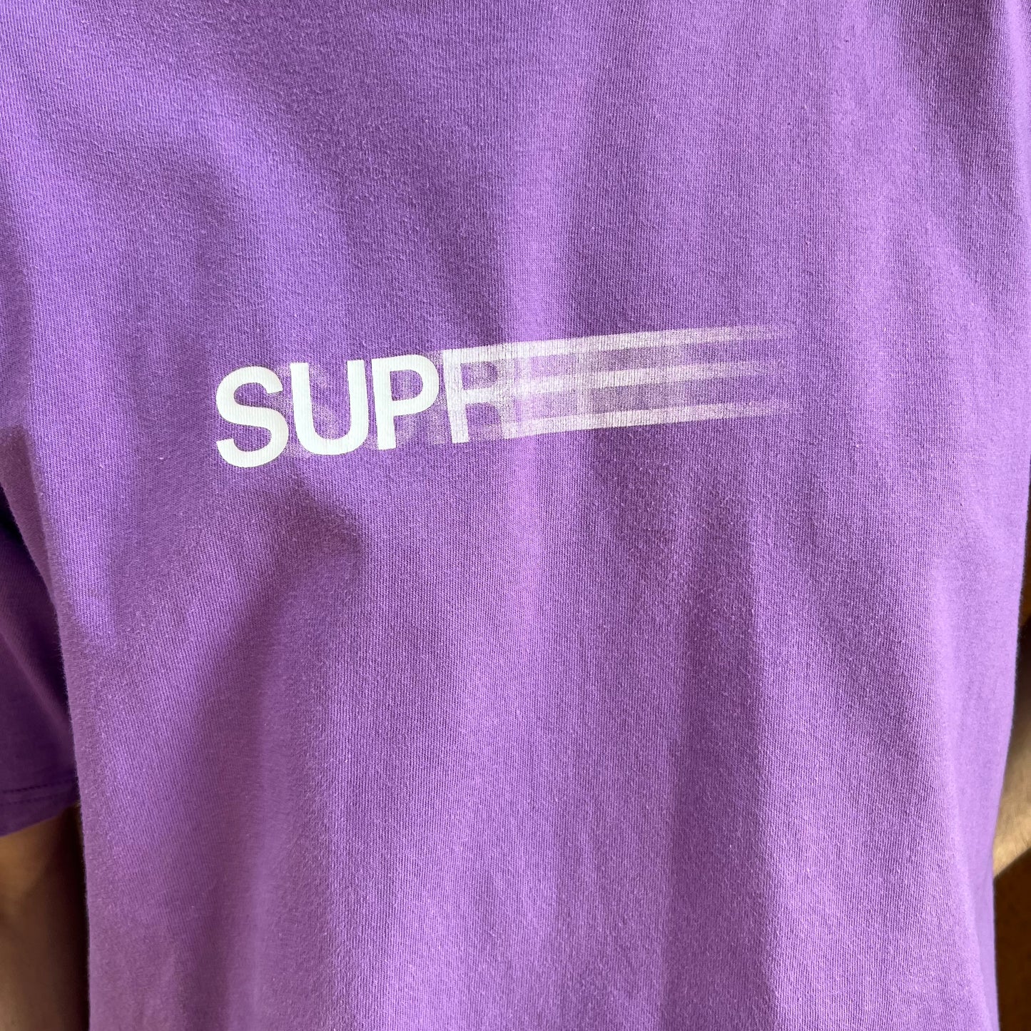 T-shirt Supreme Motion logo violet - L