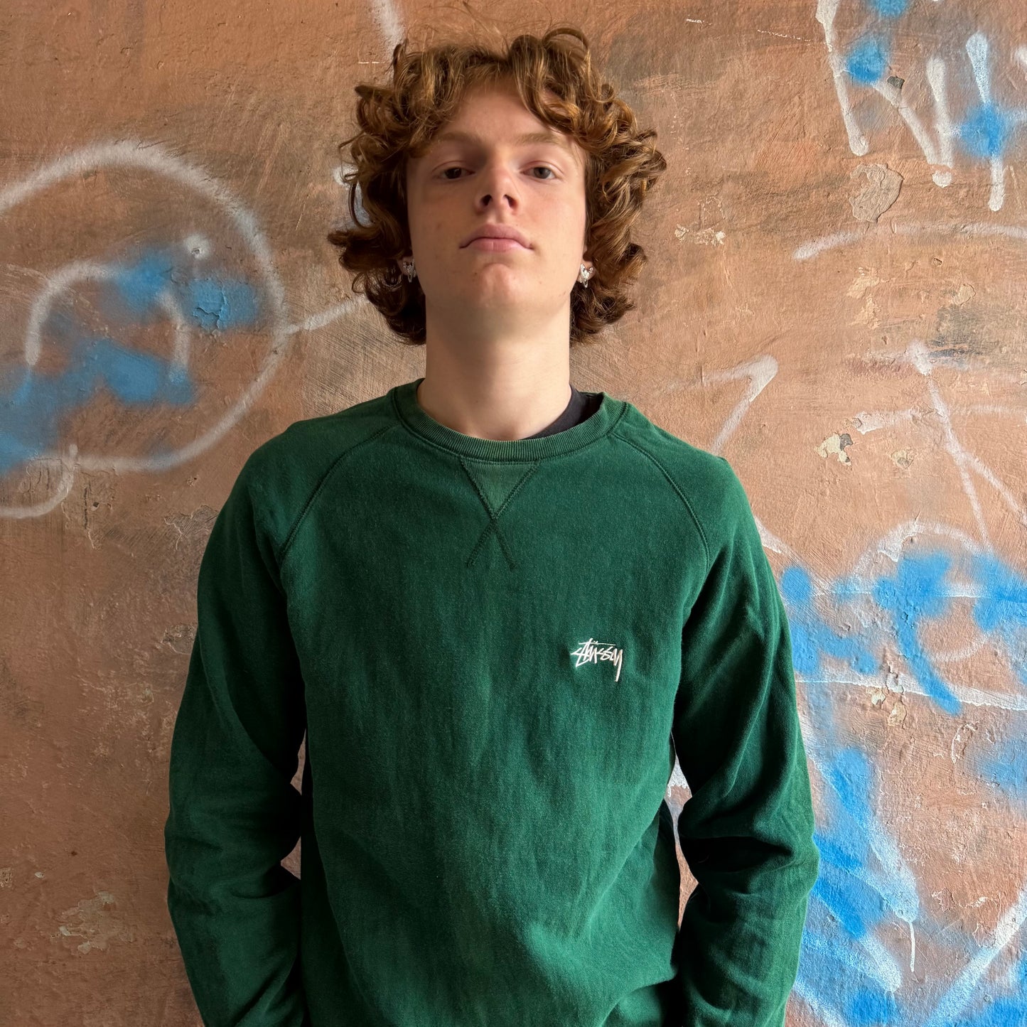 sweat stussy Vert - M