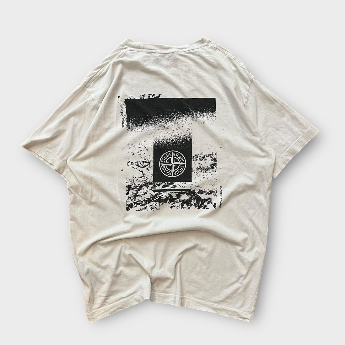 T-shirt Stone Island Blanc - XL