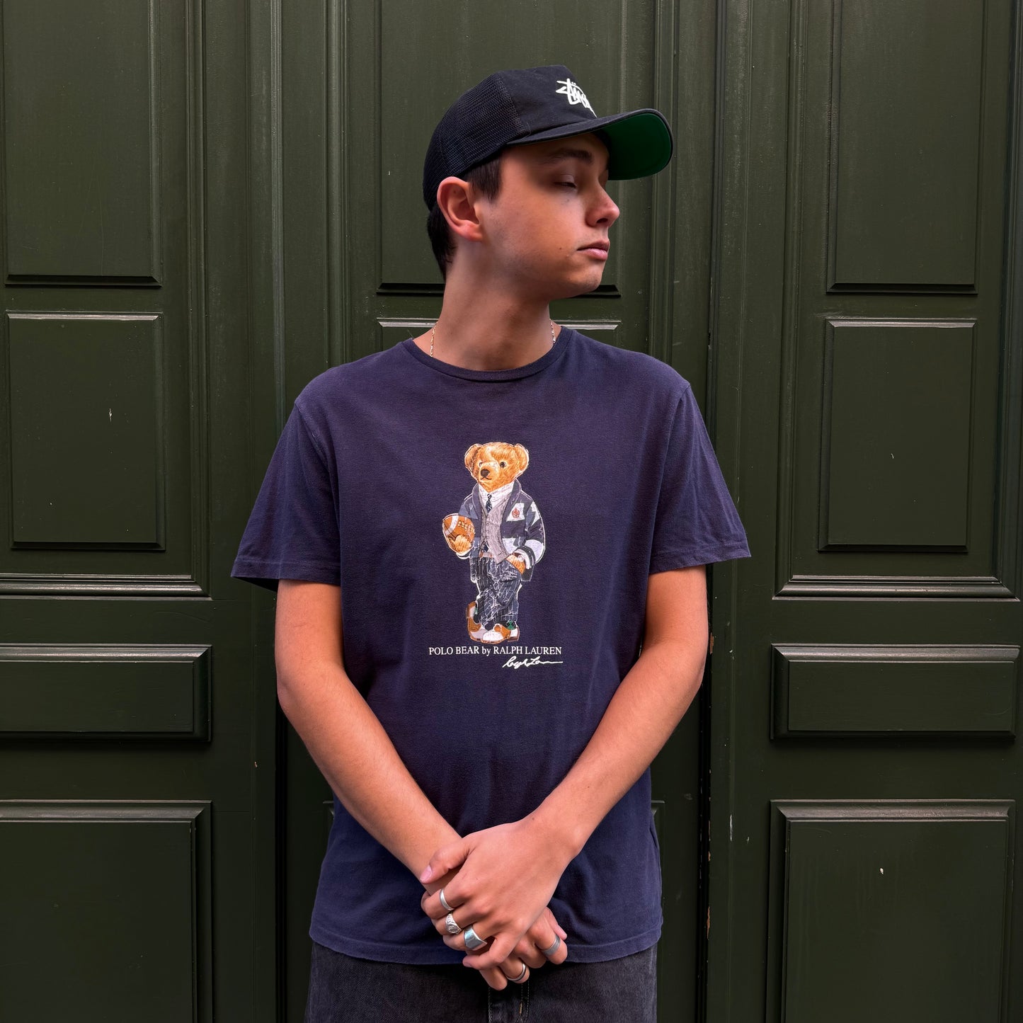 T-shirt Ralph Lauren bear navy - L