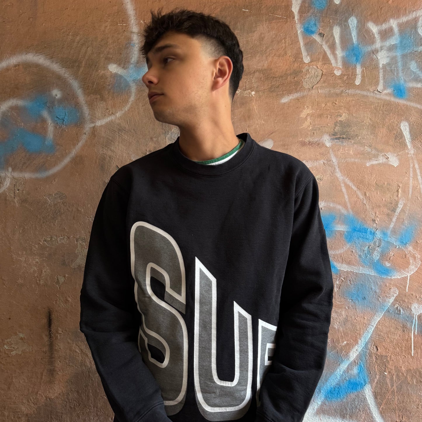 Sweat Supreme noir "side arc" - M