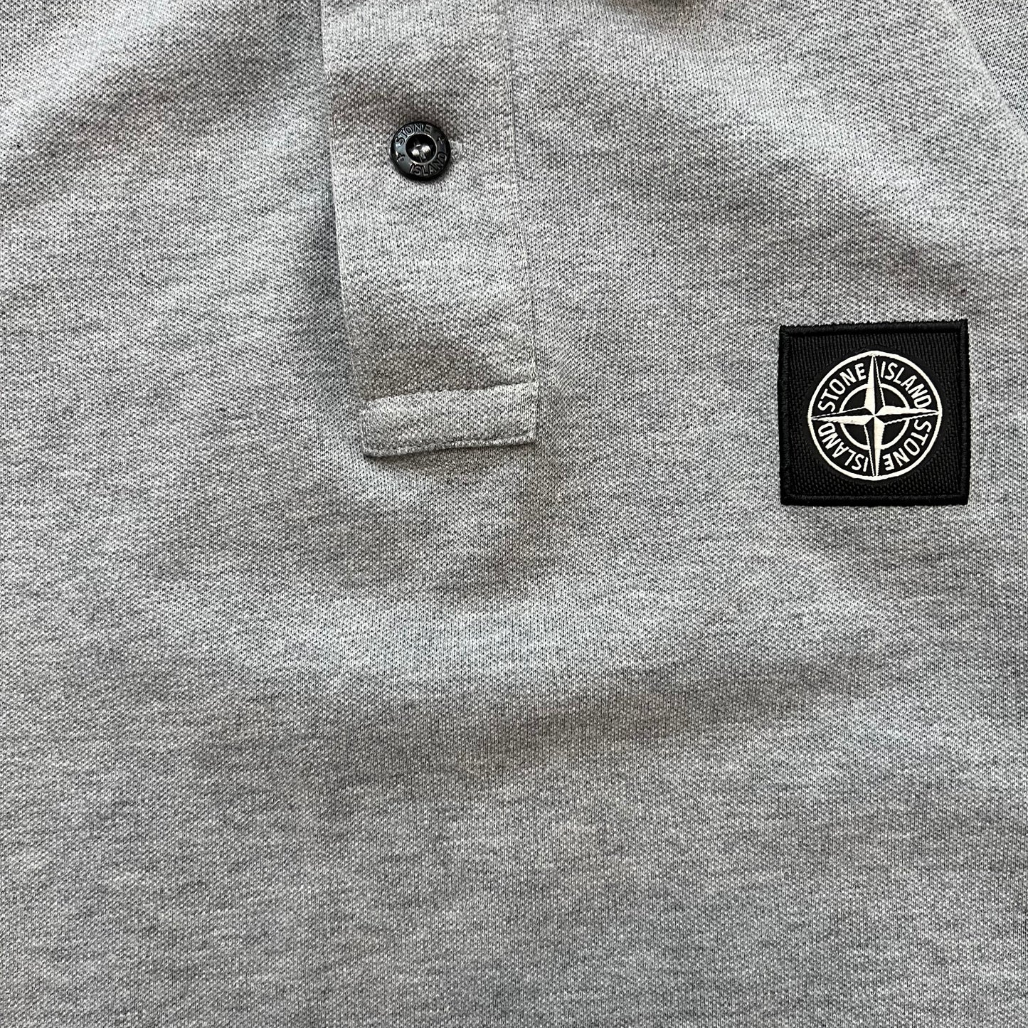 Polo Stone Island gris - s