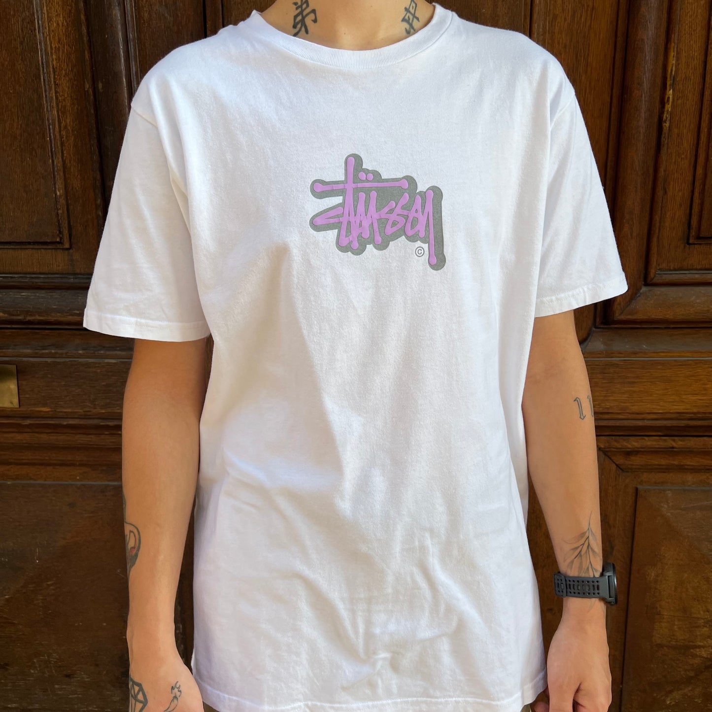T-shirt Stussy blanc - M