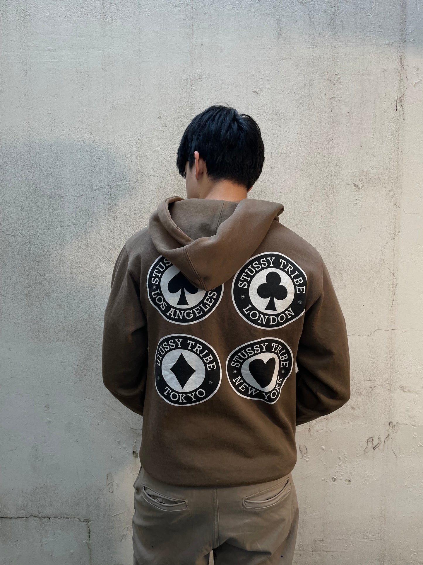 Hoodier Stussy Marron - S