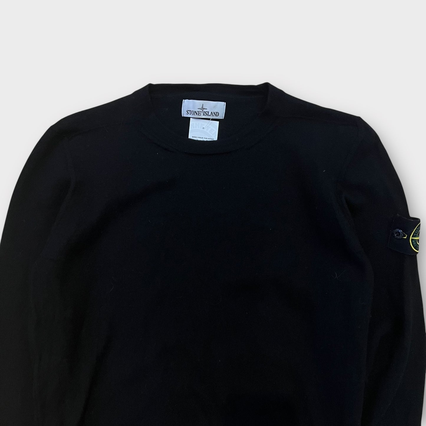 Pull Stone Island Noir - M