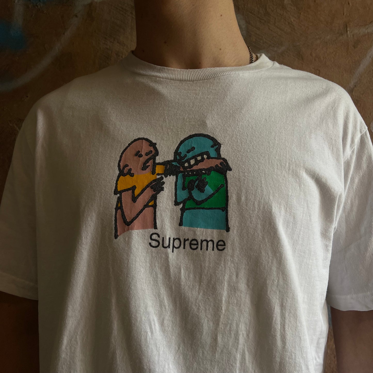 T-shirt Supreme Bit blanc 2019 - M