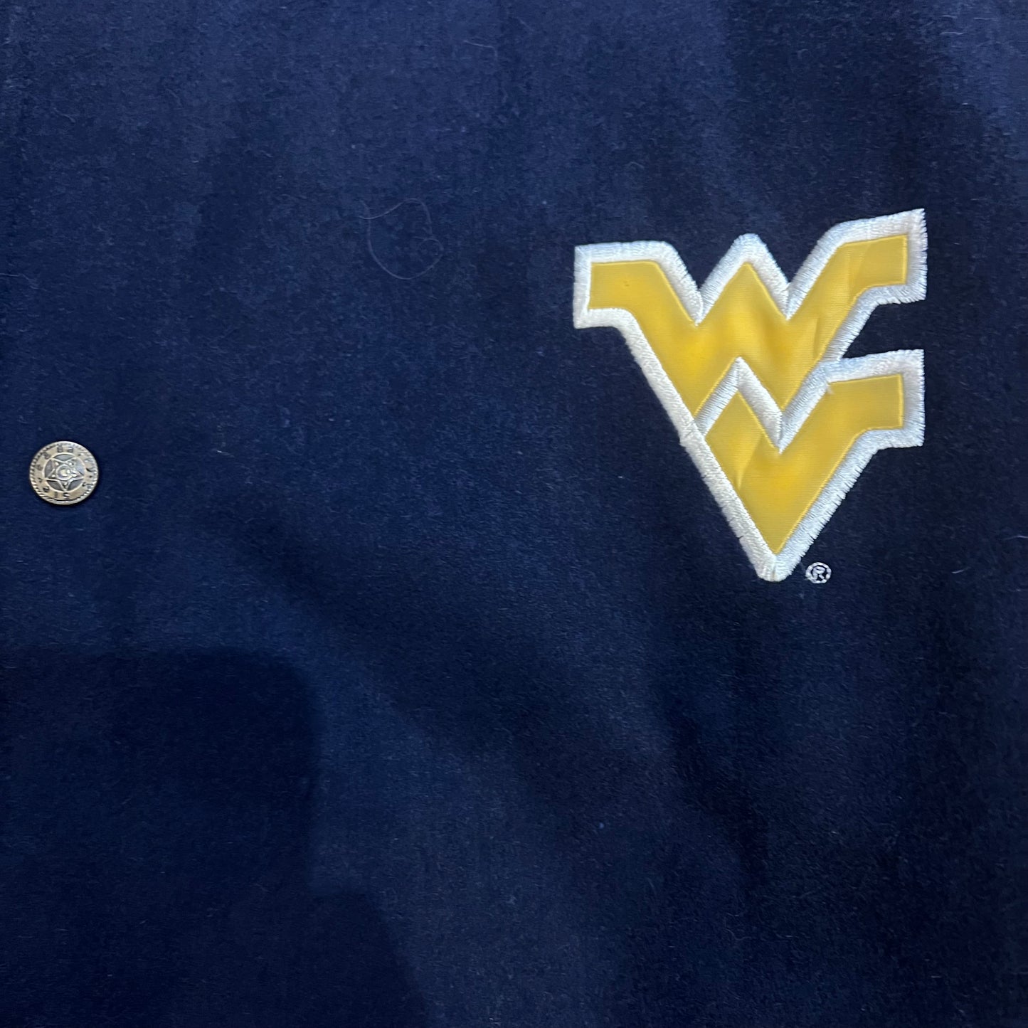 Veste Vintage Varsity Université De West Virginia - L