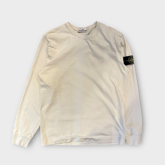 Sweat Stone Island blanc - S
