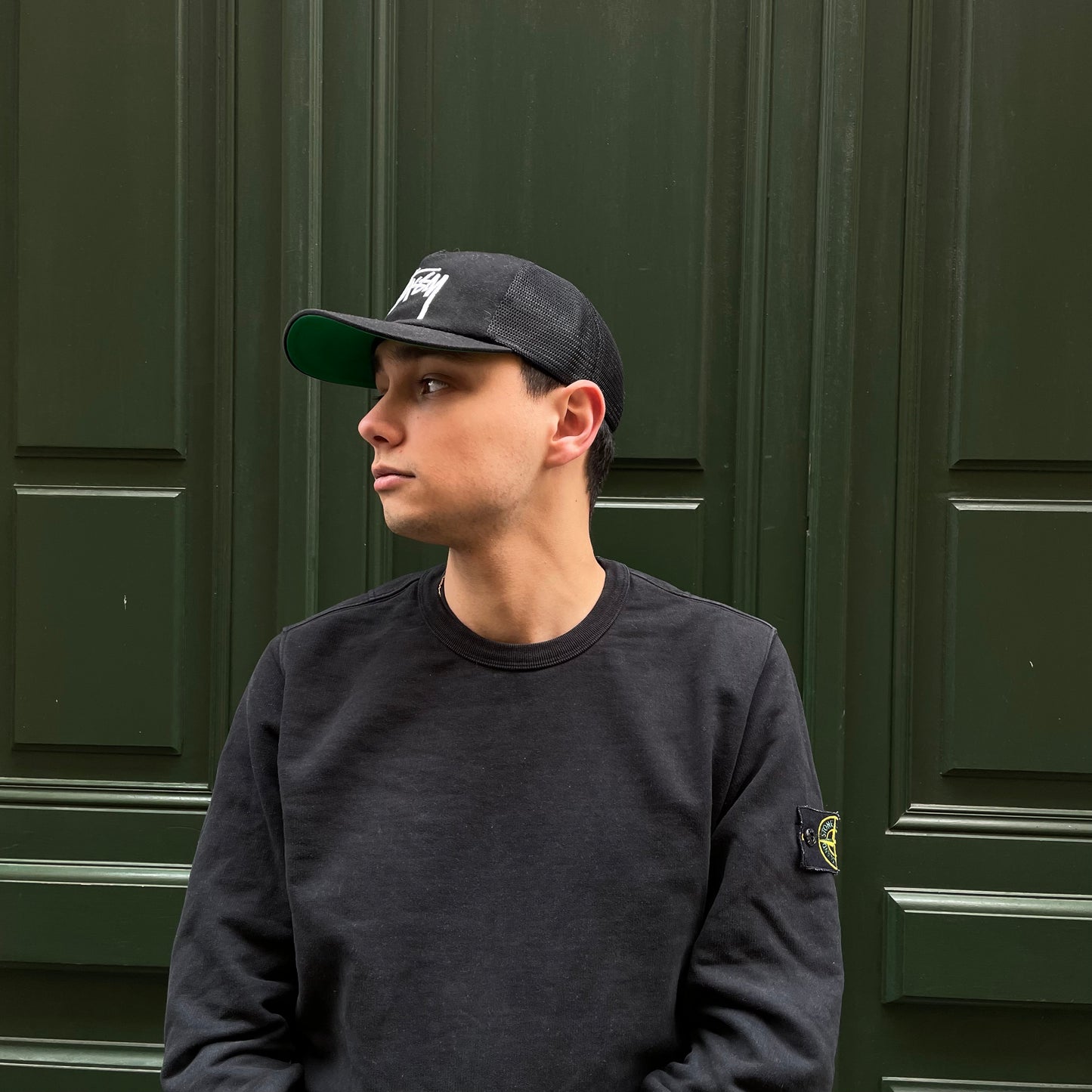 Sweat Stone Island noir - M