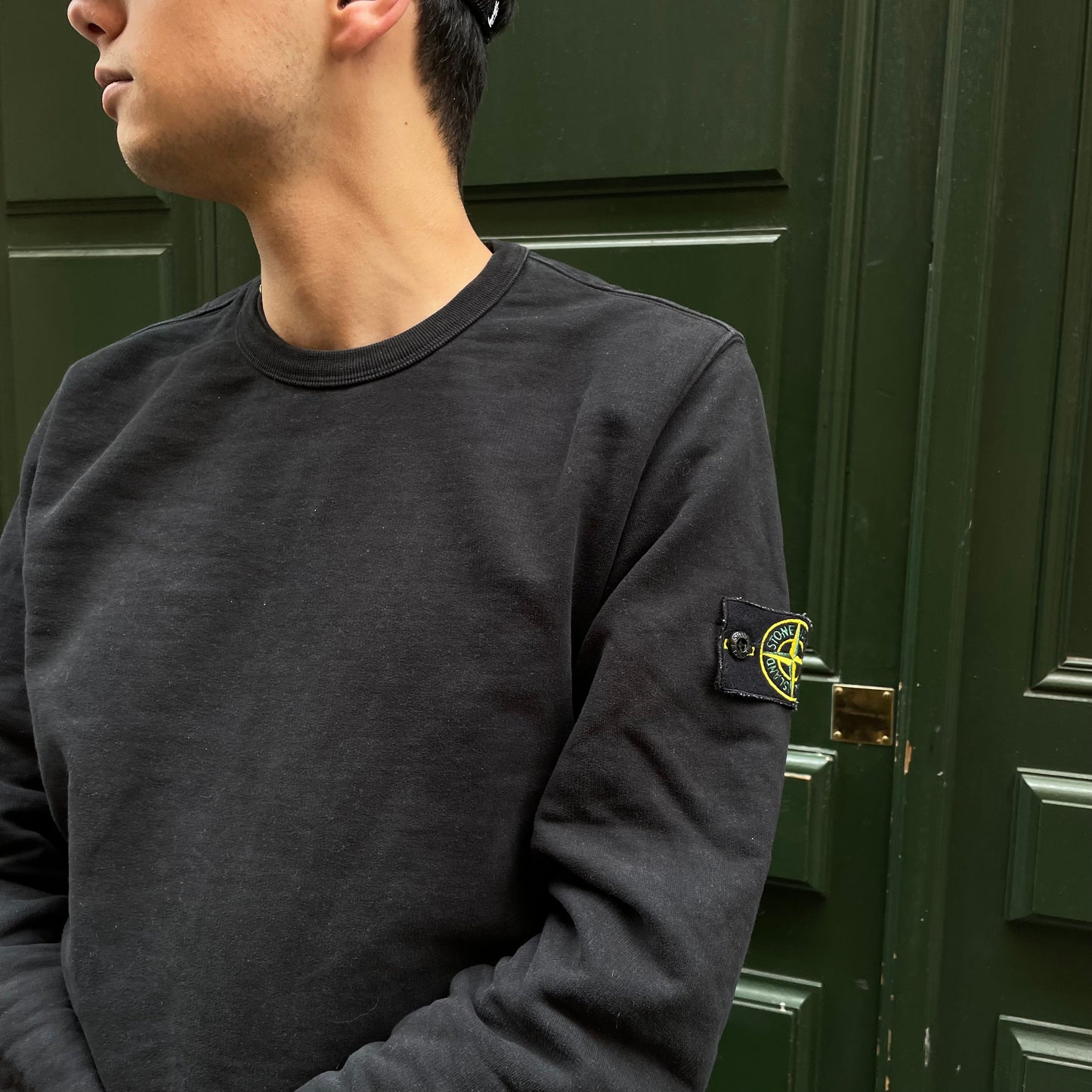 Sweat Stone Island noir - M