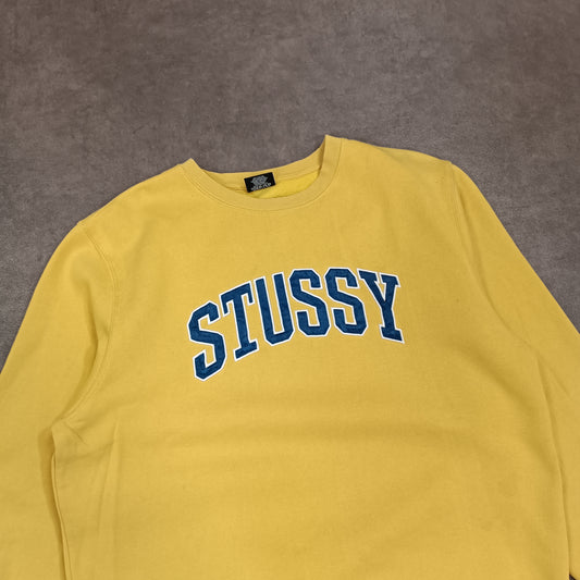 Sweat Stussy jaune - M