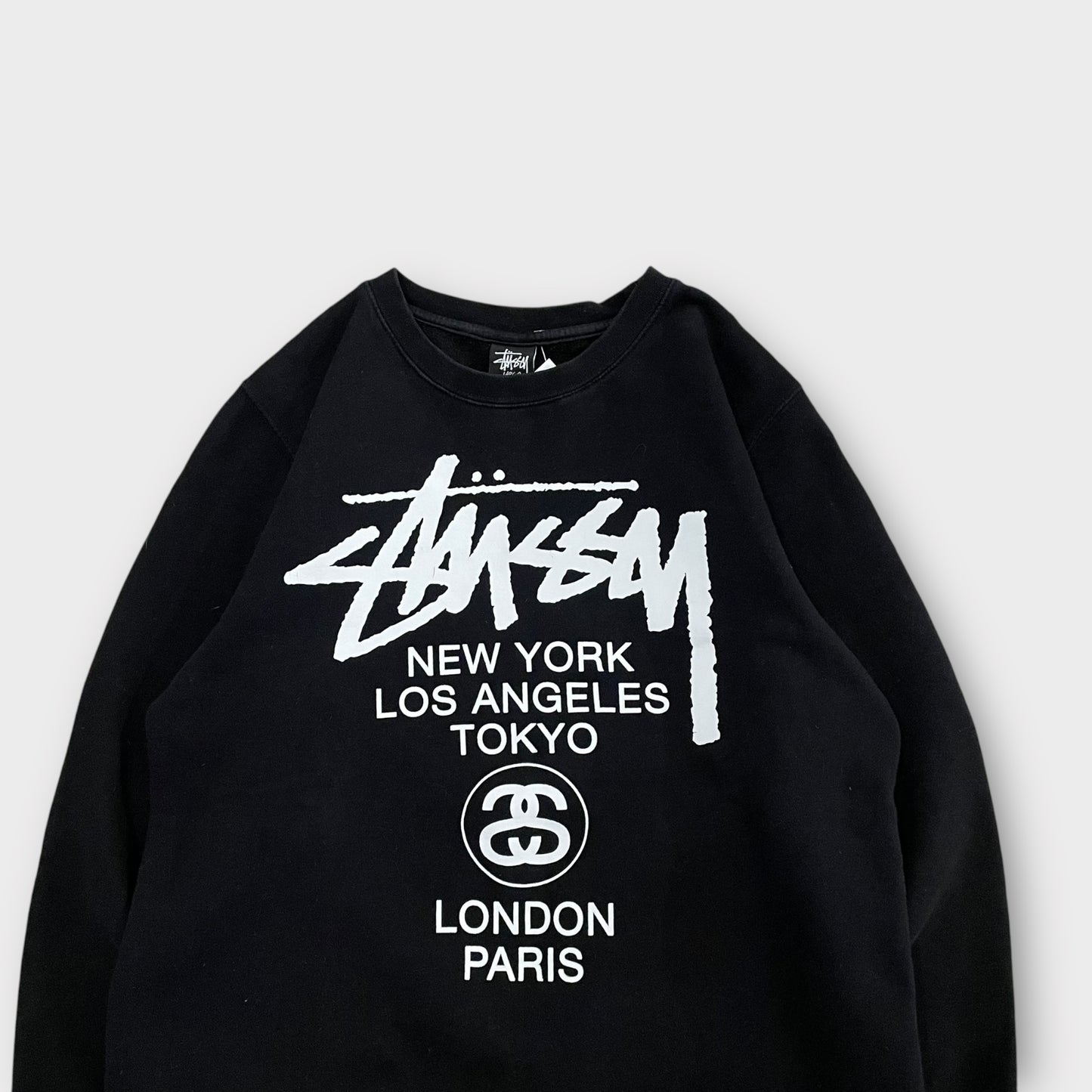 Sweat Stussy WorldTour noir - L